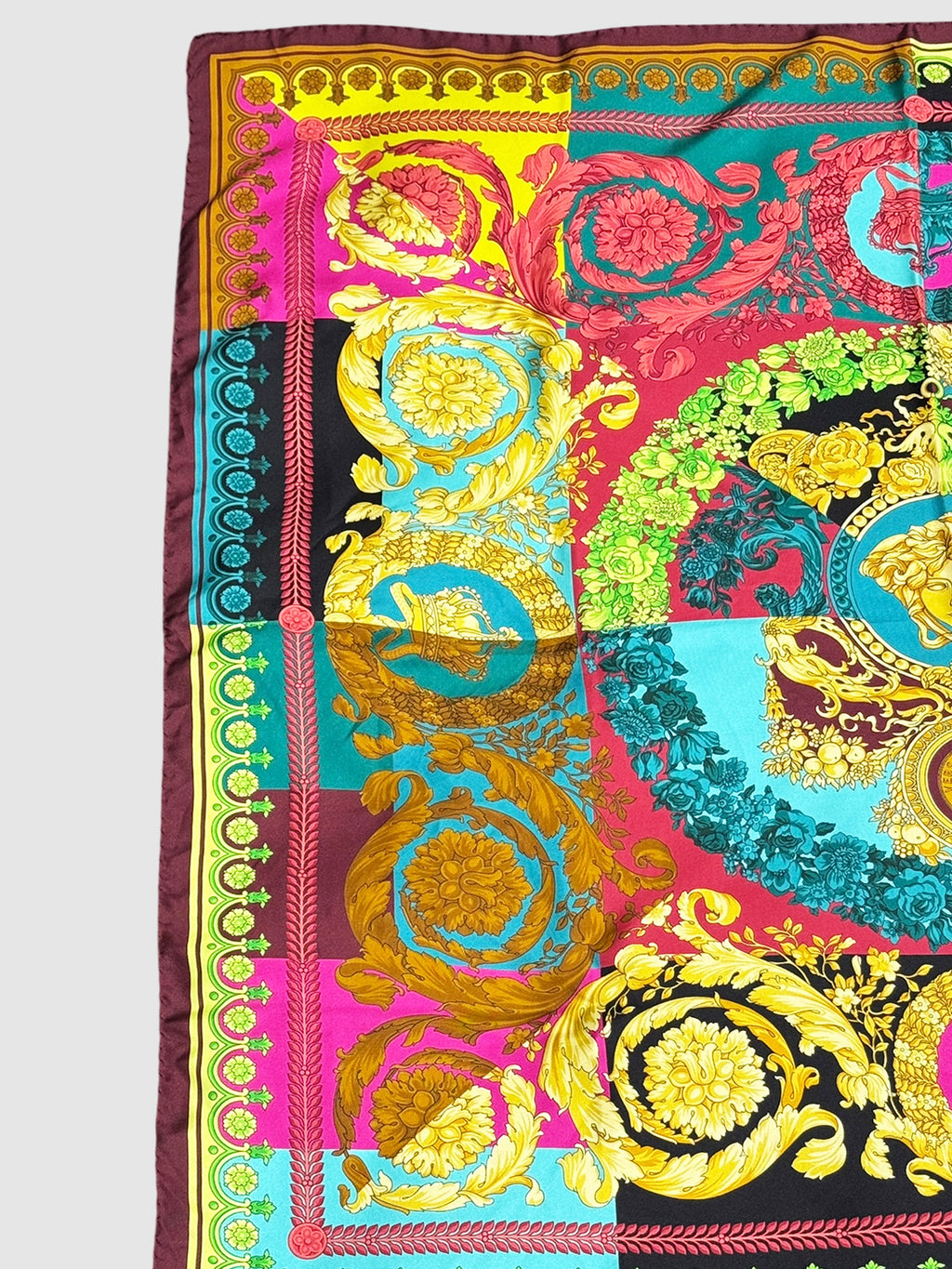 Baroque Medusa Silk Scarf
