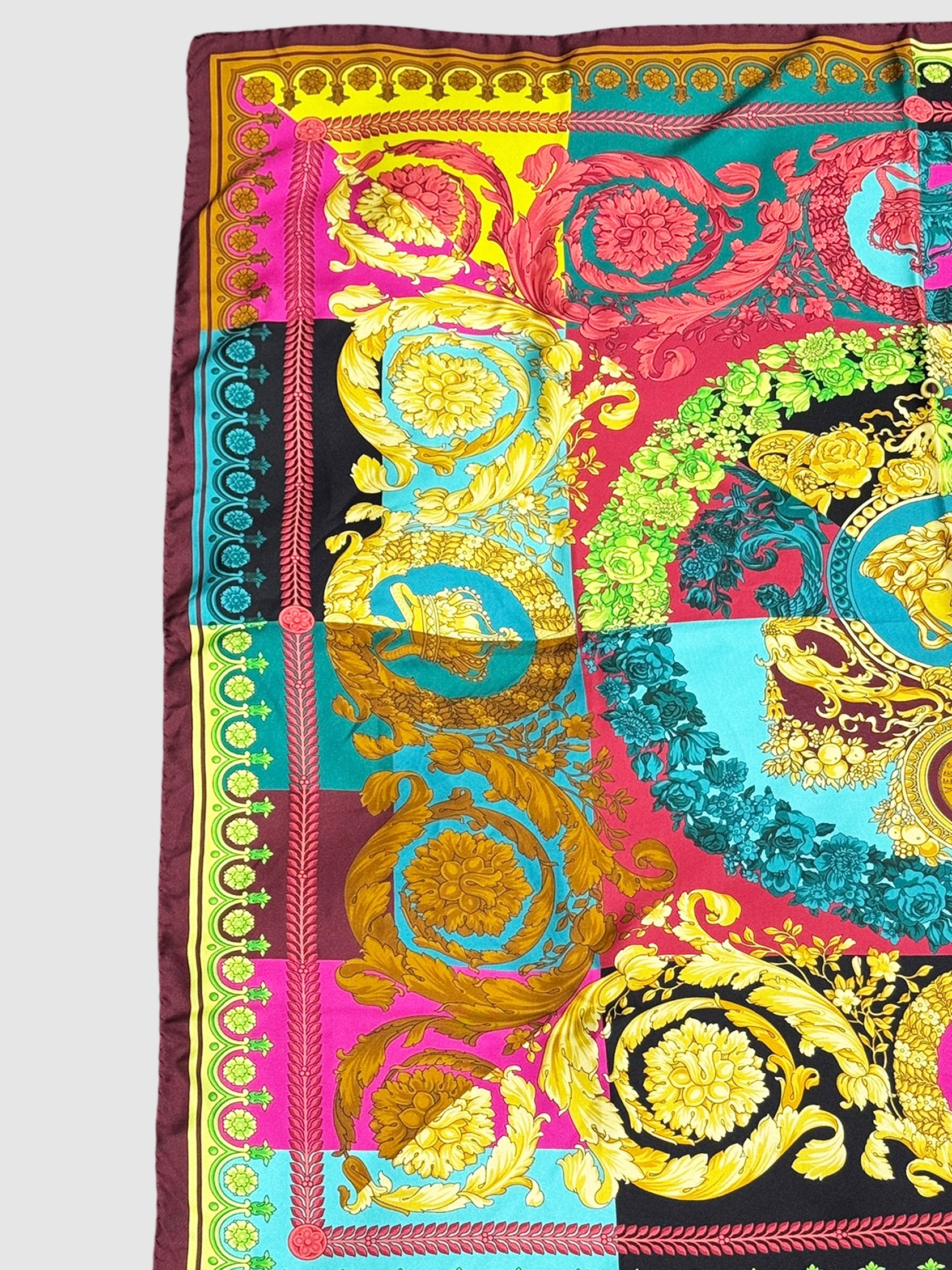 Baroque Medusa Silk Scarf