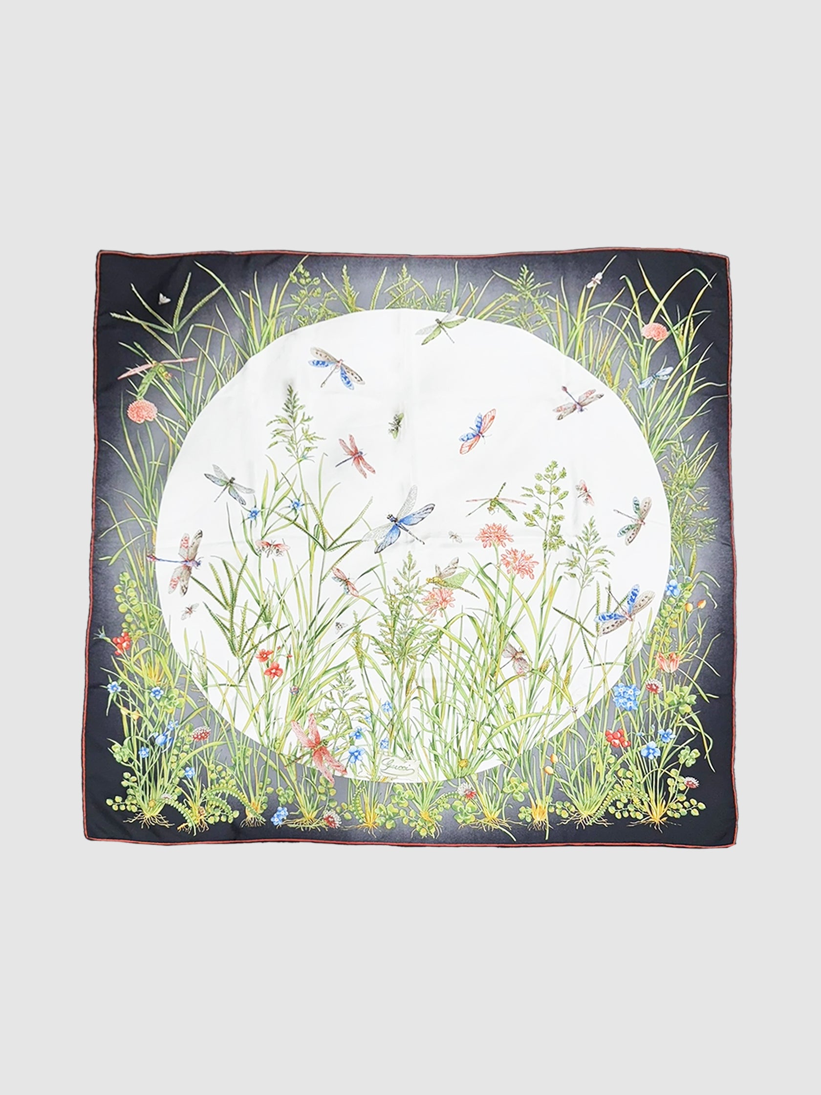 Dragonfly Silk Scarf