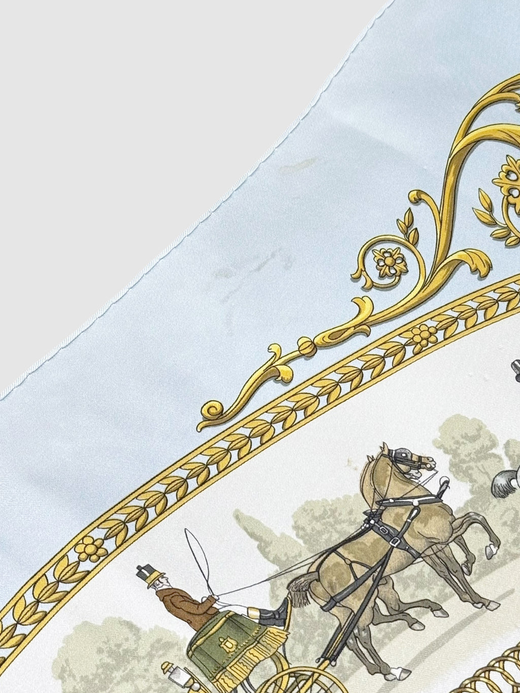 "La Promenade de Longchamps" Silk Scarf