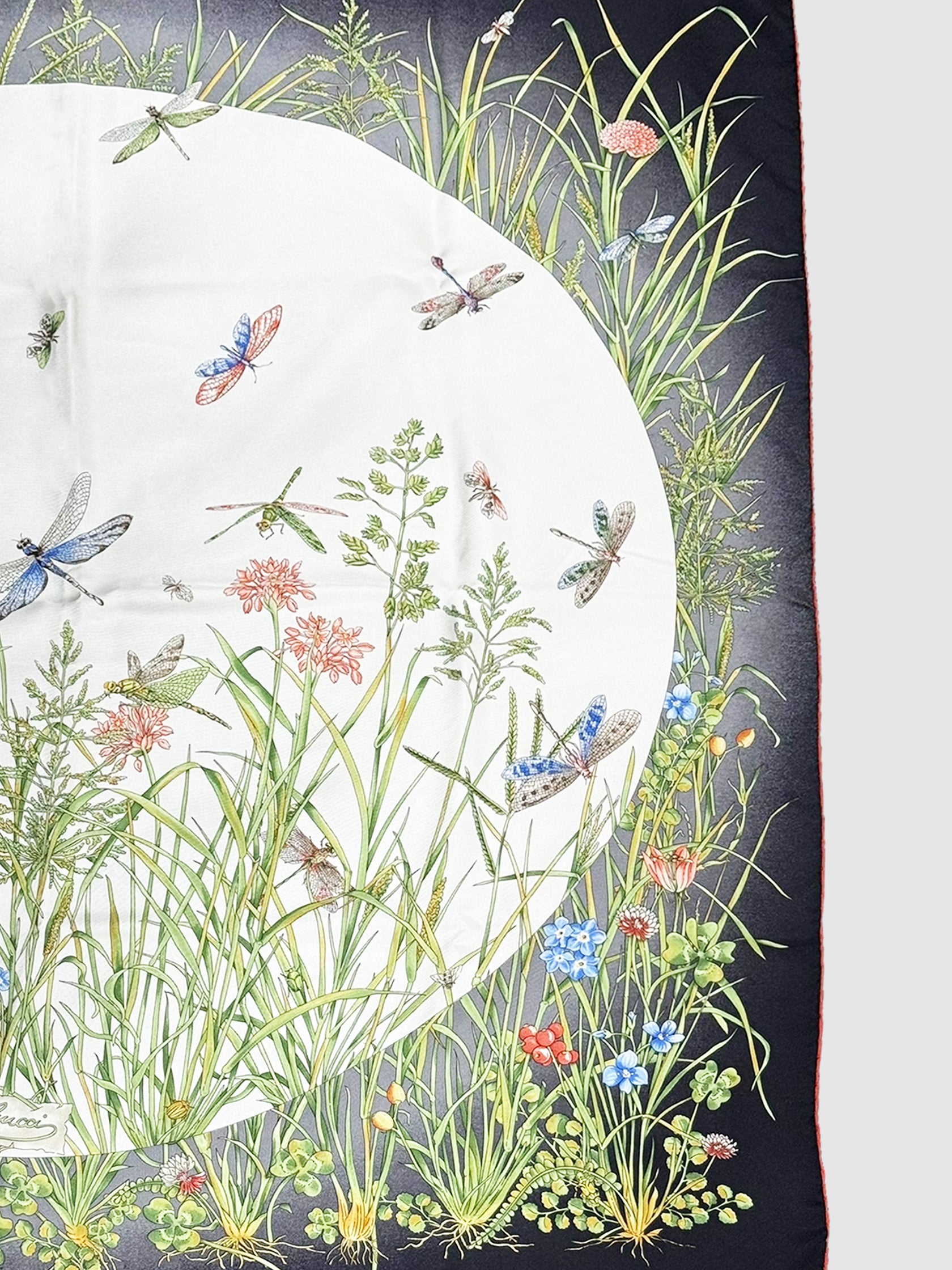 Dragonfly Silk Scarf