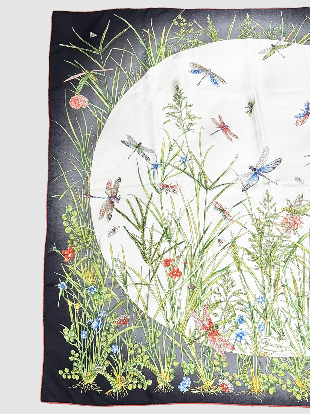 Dragonfly Silk Scarf
