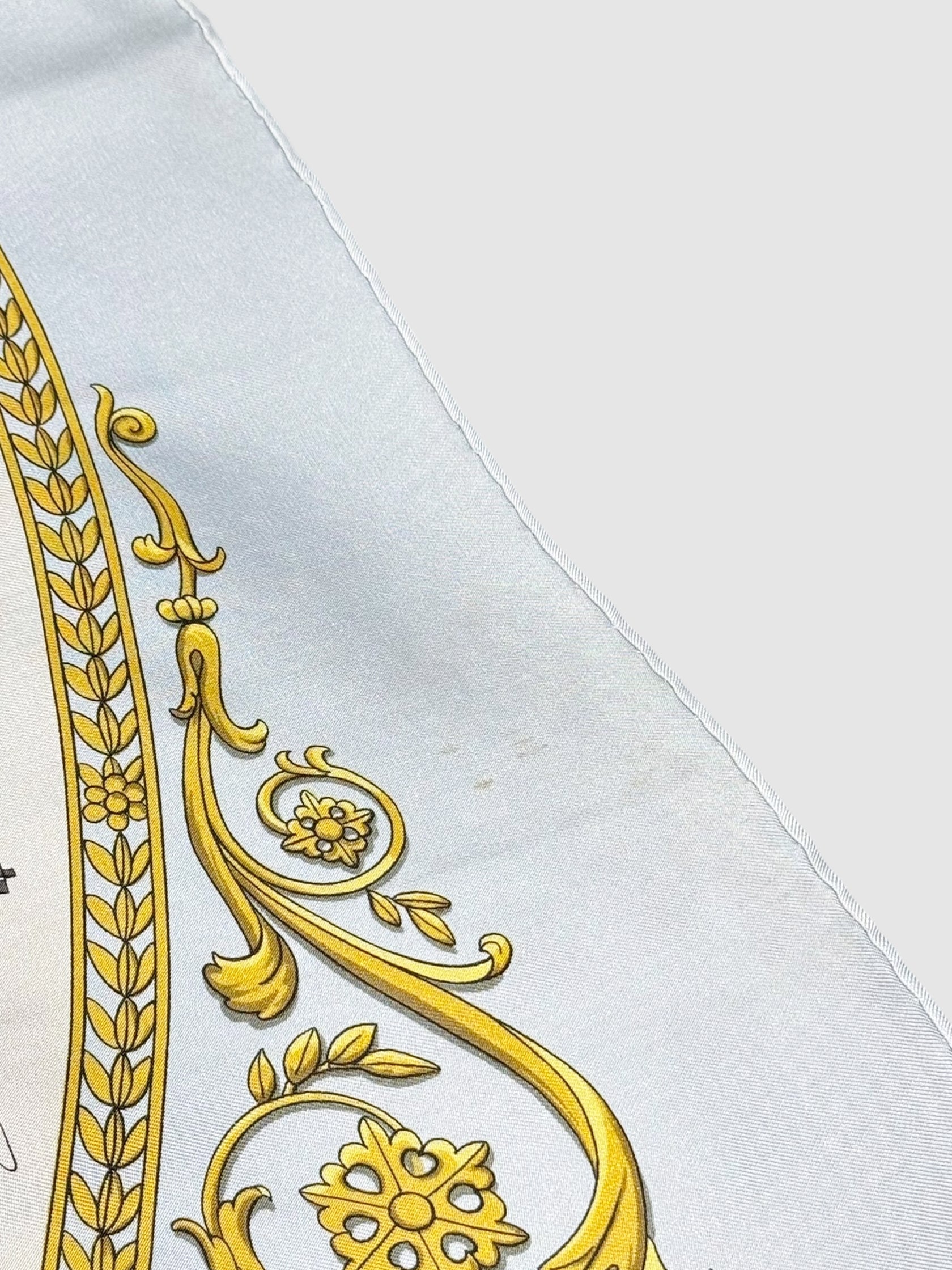 "La Promenade de Longchamps" Silk Scarf