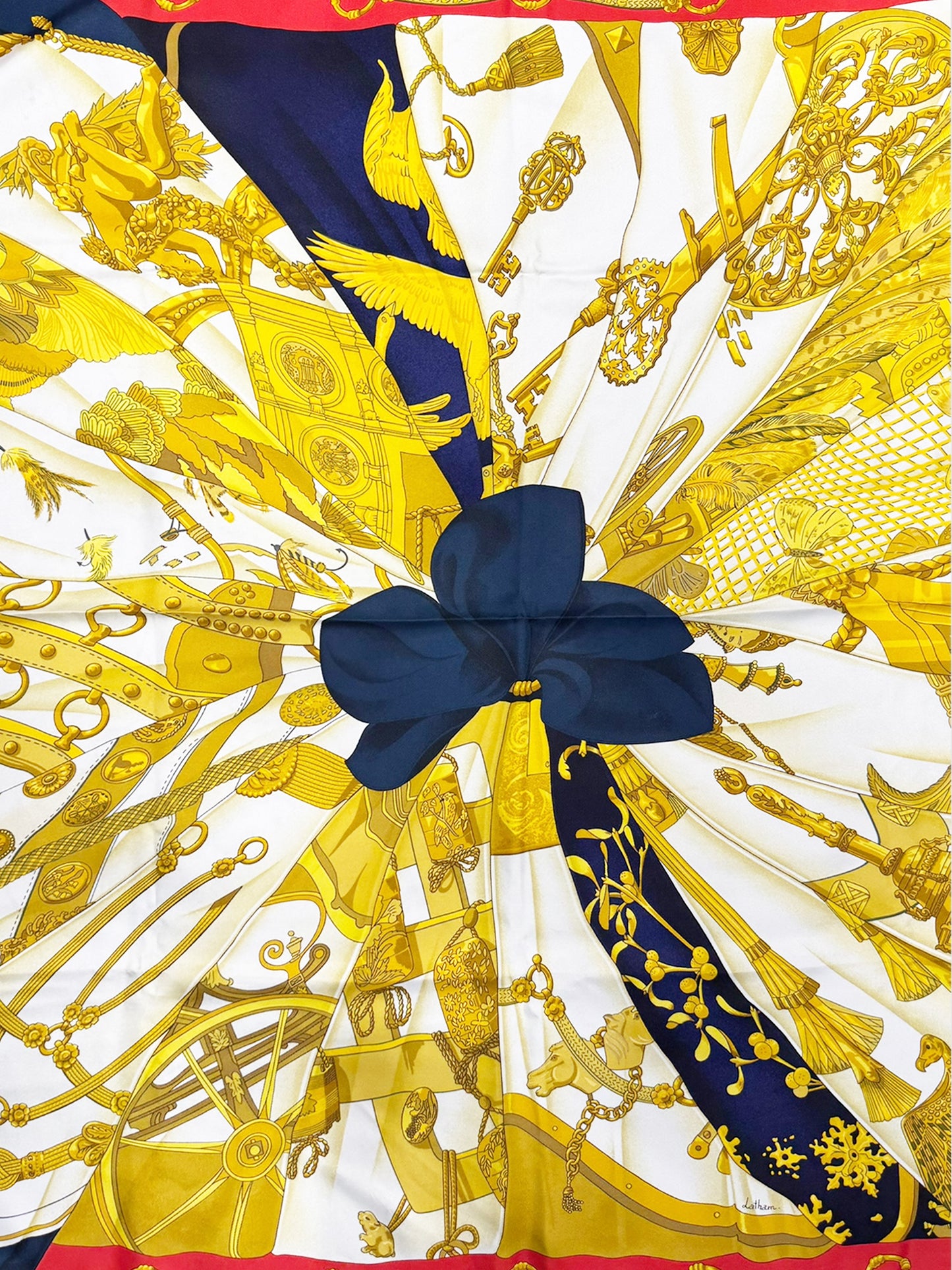 1995 "Soleil de Soie" Silk Scarf