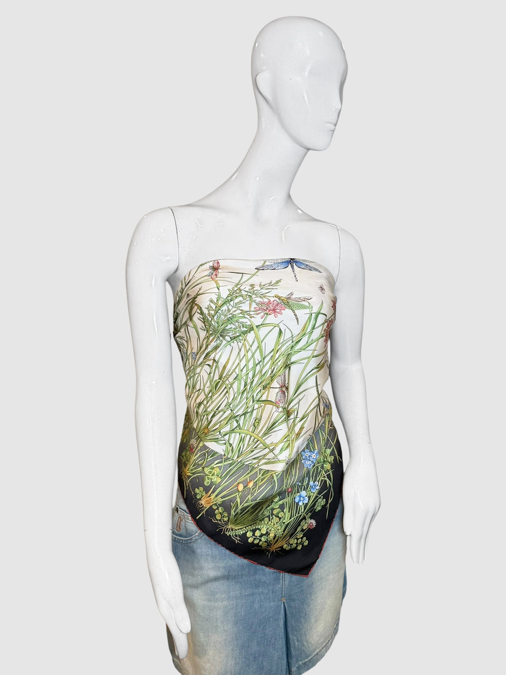 Dragonfly Silk Scarf