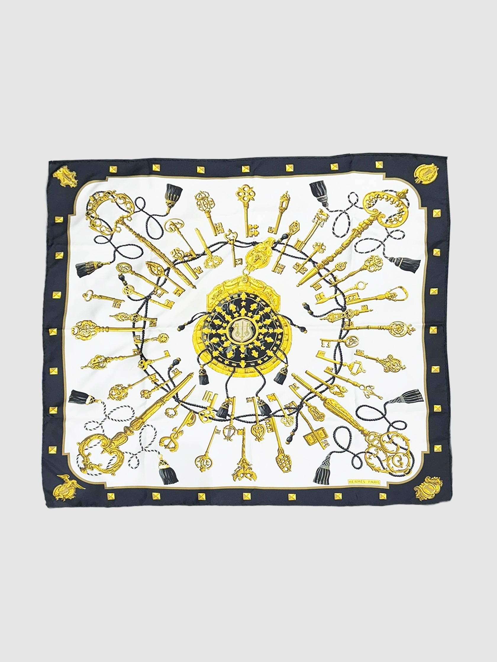 "Les Cles" Silk Scarf