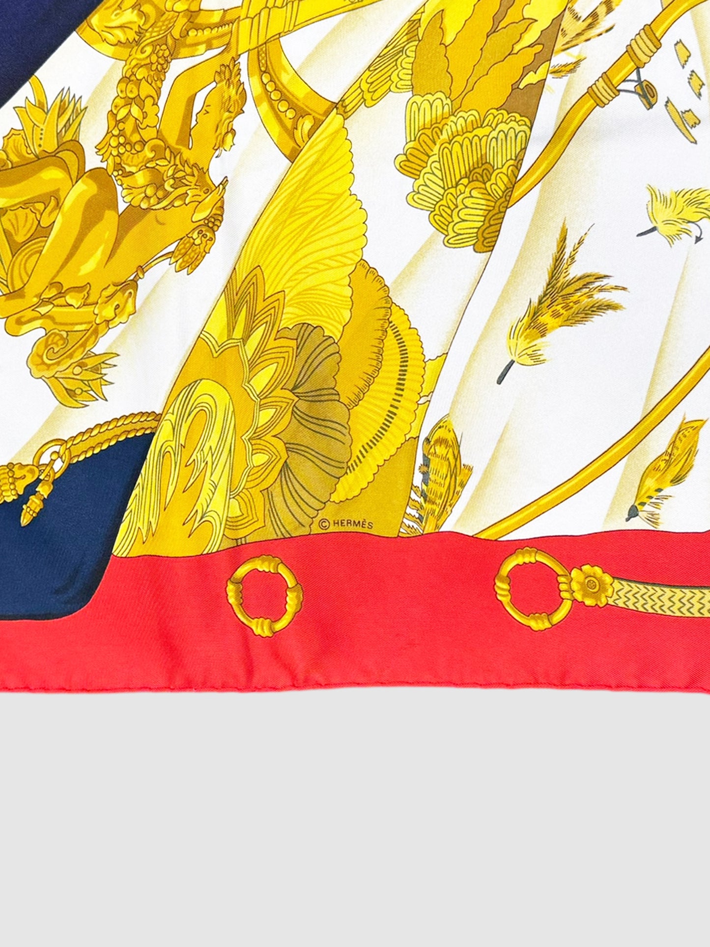 1995 "Soleil de Soie" Silk Scarf