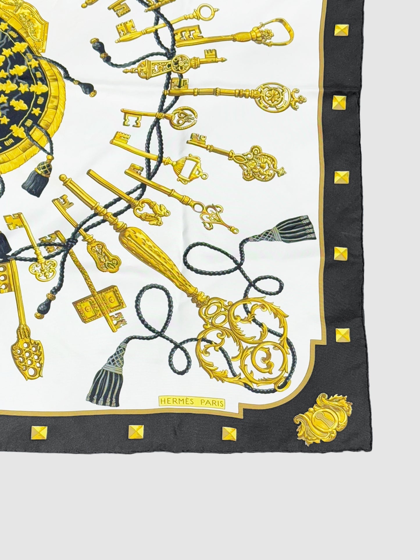 "Les Cles" Silk Scarf