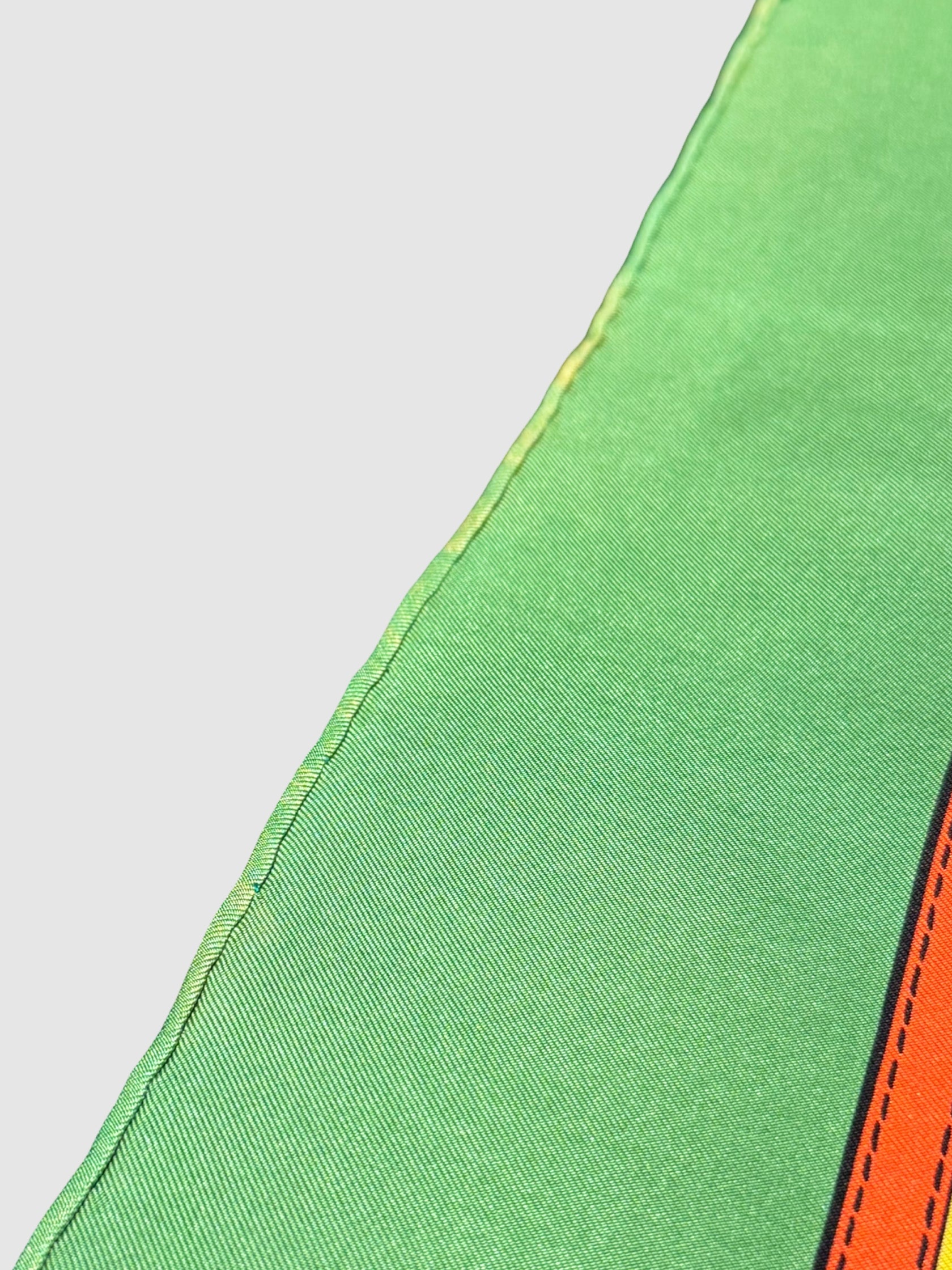 "Ecuries" Silk Scarf