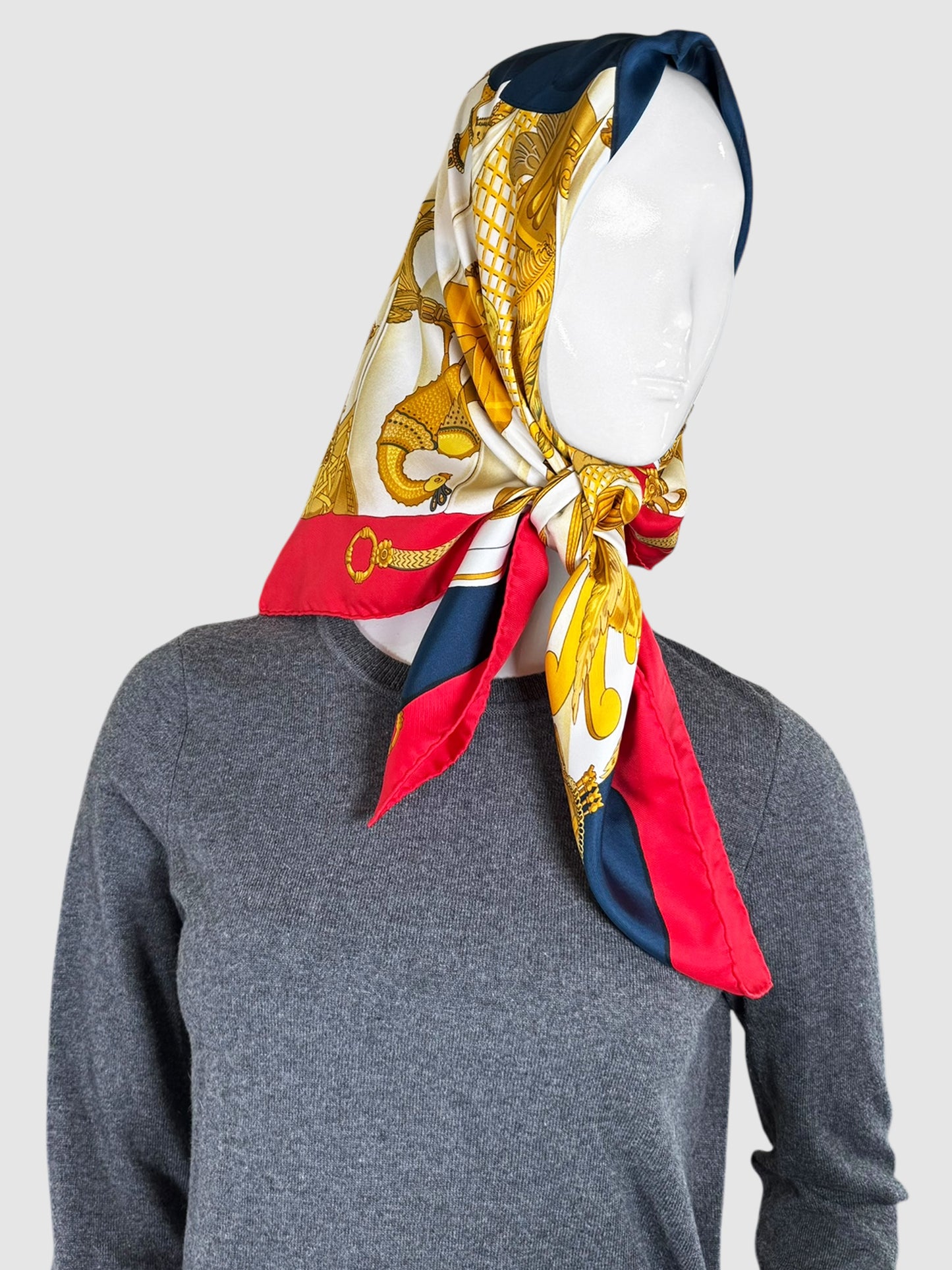 1995 "Soleil de Soie" Silk Scarf