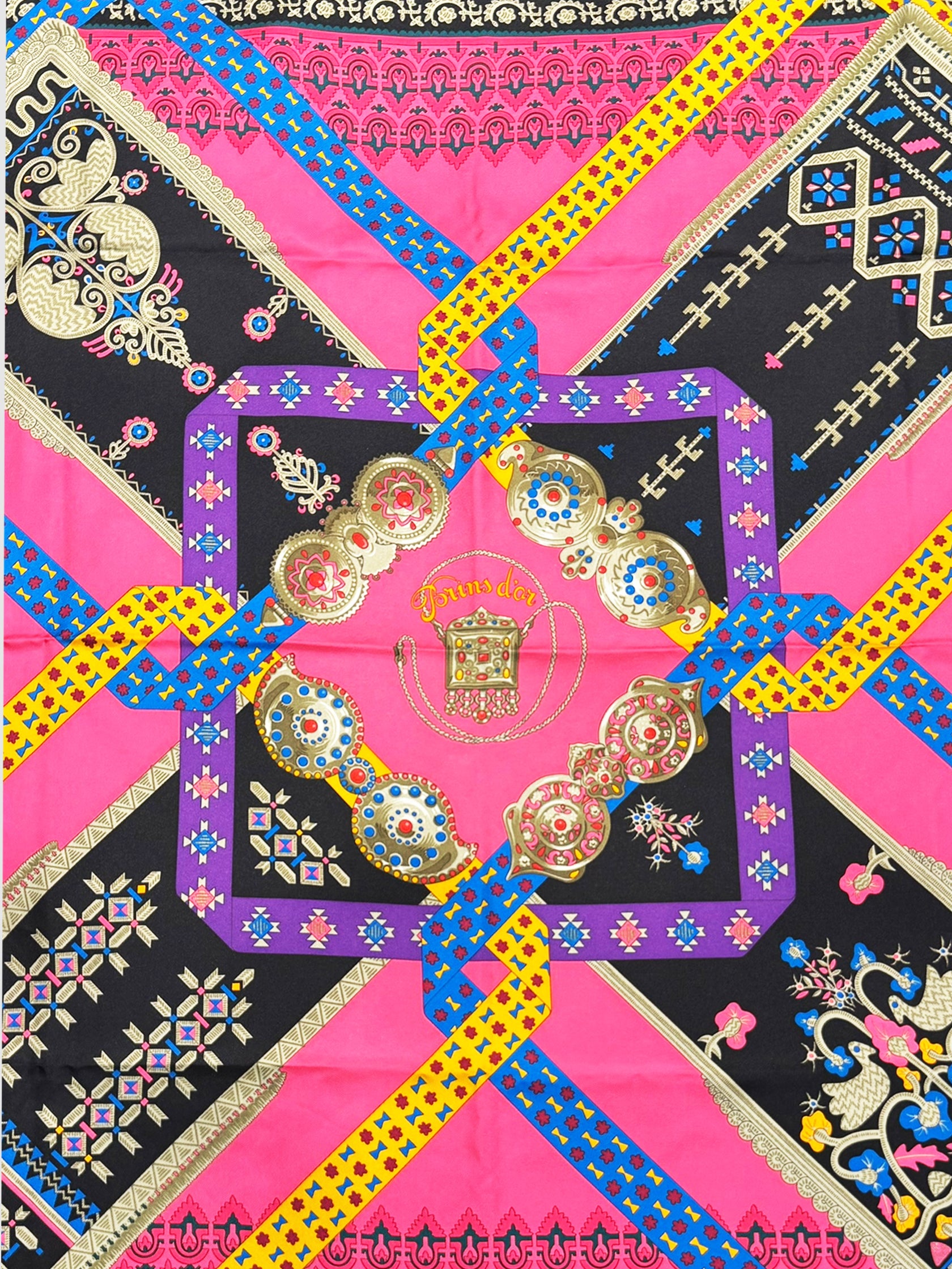 1982 "Brins d'Or" Silk Scarf