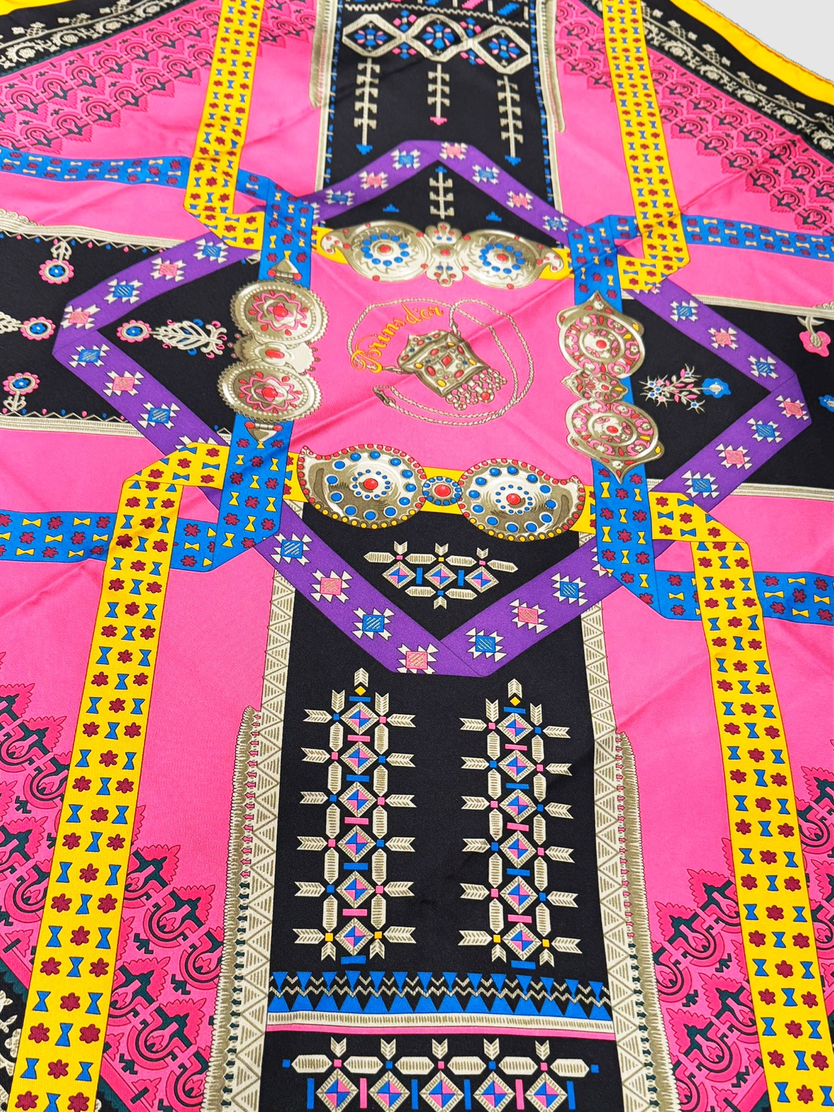 1982 "Brins d'Or" Silk Scarf