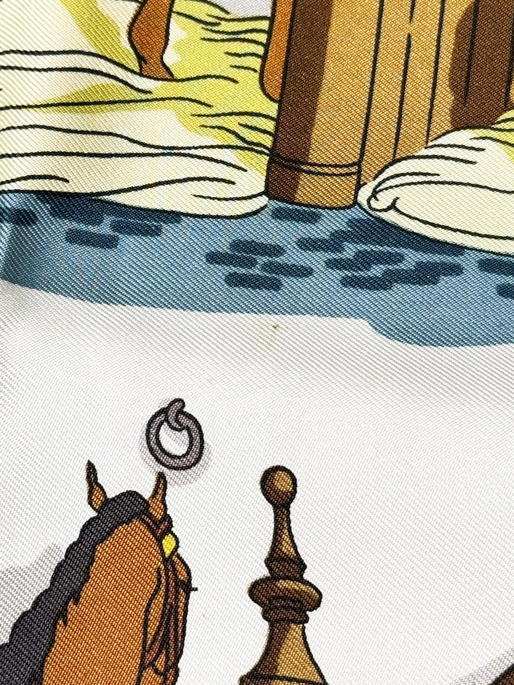 "Ecuries" Silk Scarf