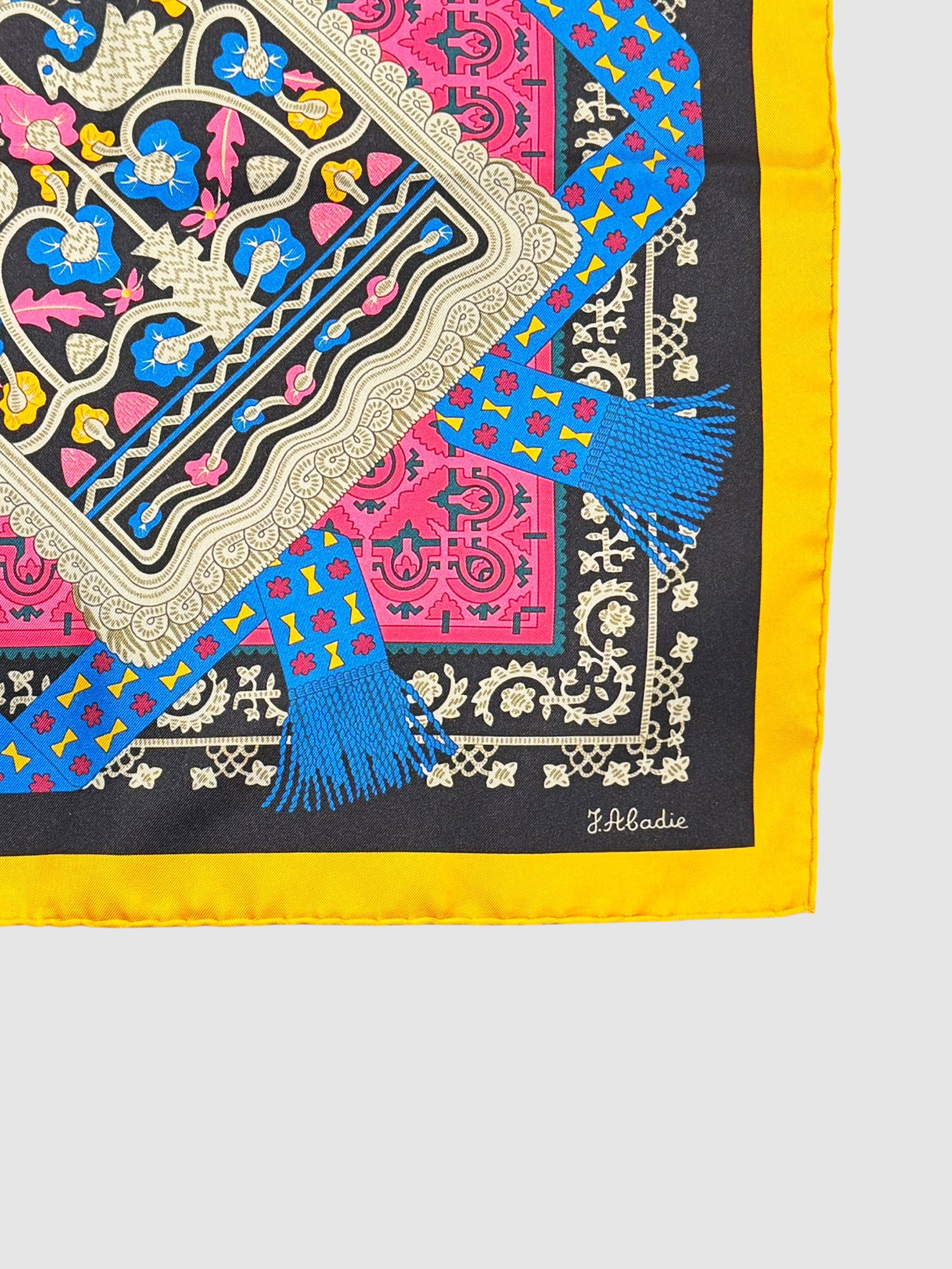 1982 "Brins d'Or" Silk Scarf