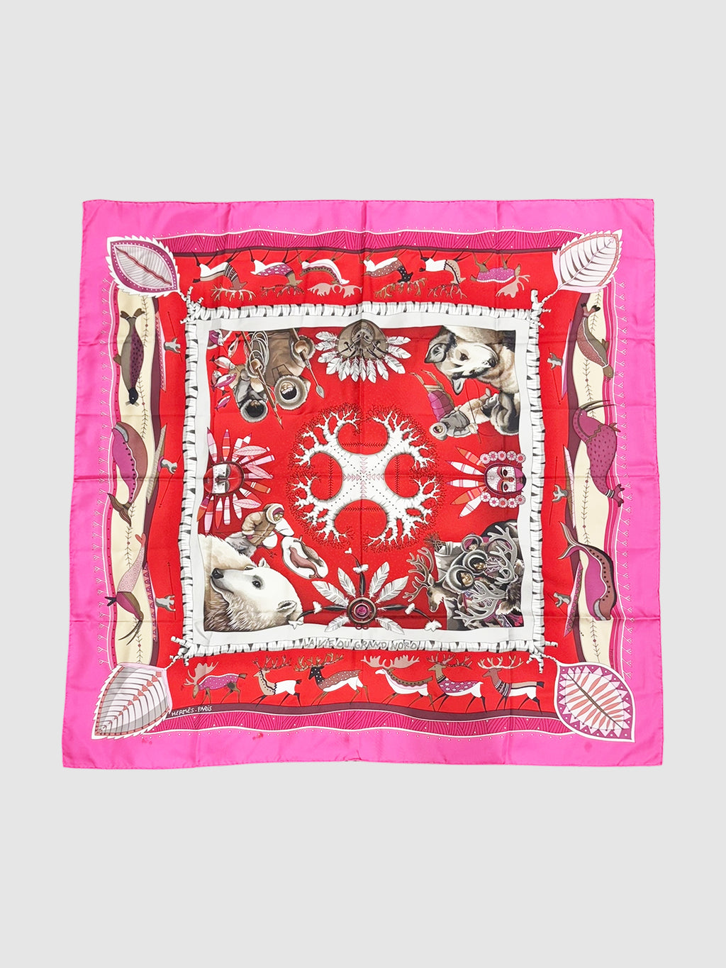 2004 "La Vie du Grand Nord" Silk Scarf