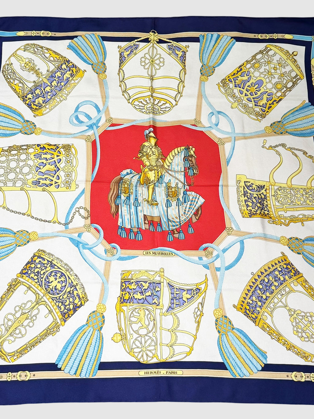 "Les Muserolles" Silk Scarf