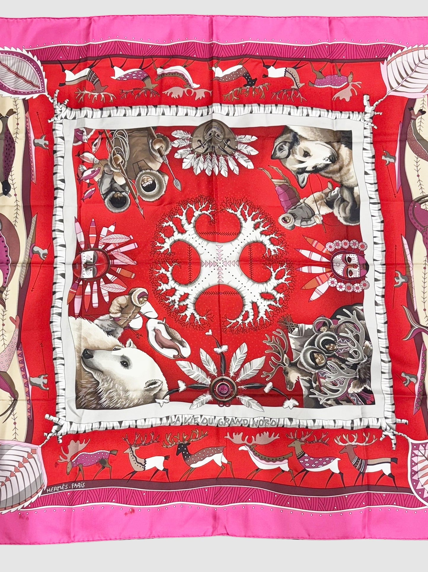 2004 "La Vie du Grand Nord" Silk Scarf