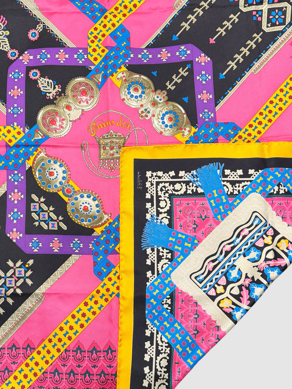 1982 "Brins d'Or" Silk Scarf