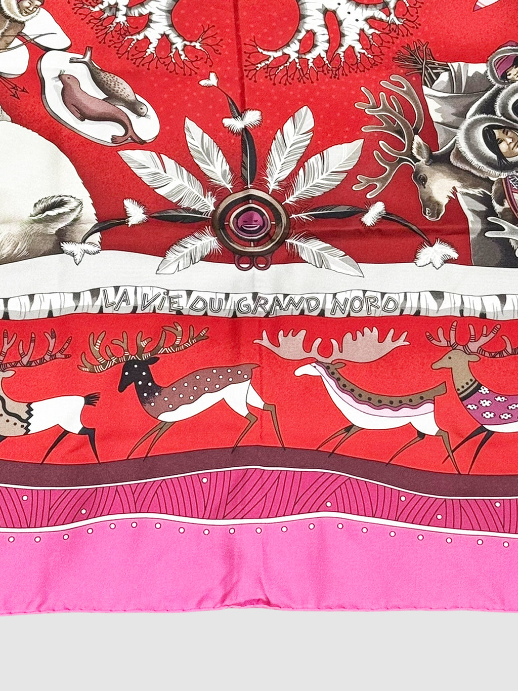 2004 "La Vie du Grand Nord" Silk Scarf