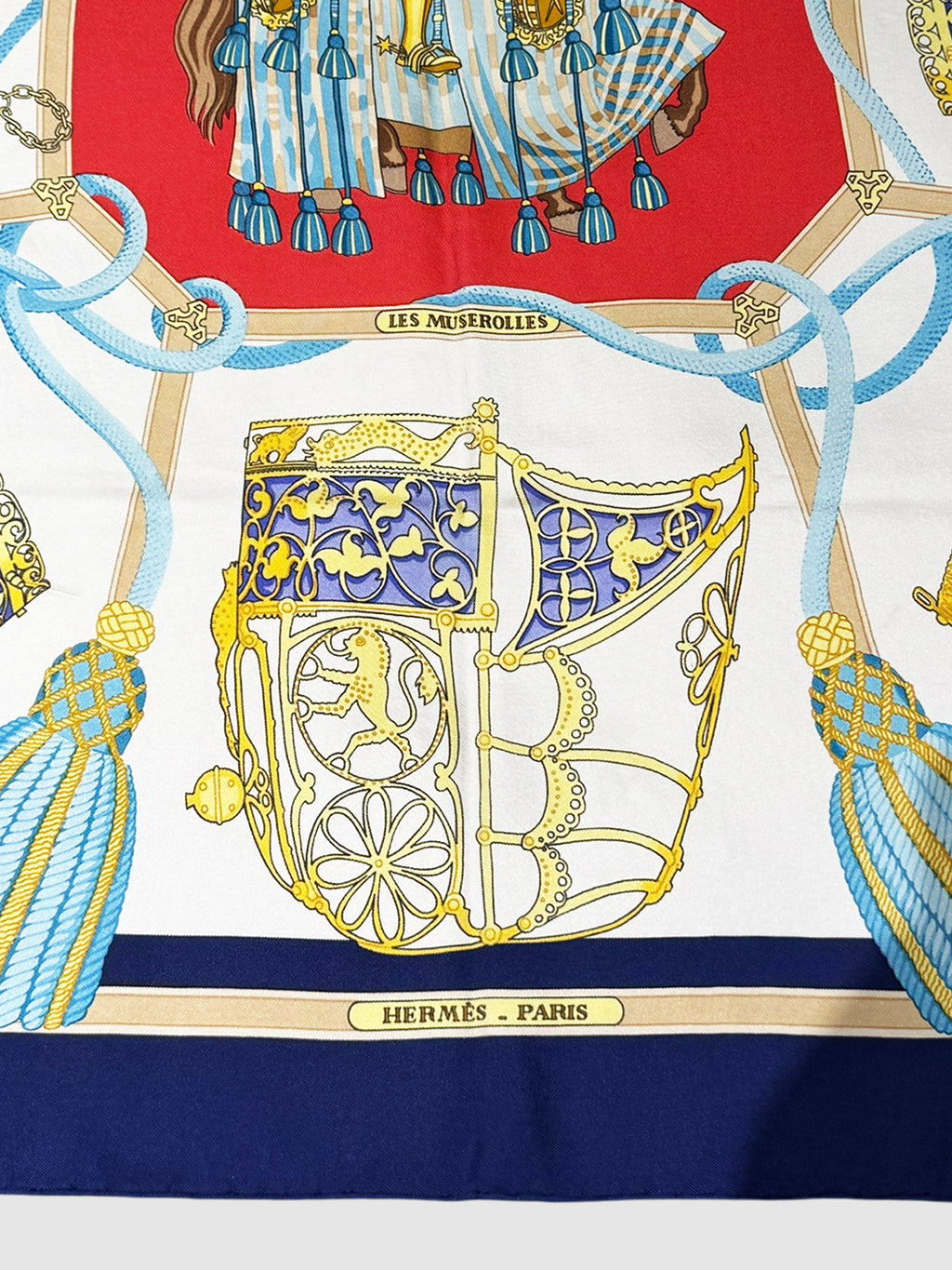 "Les Muserolles" Silk Scarf