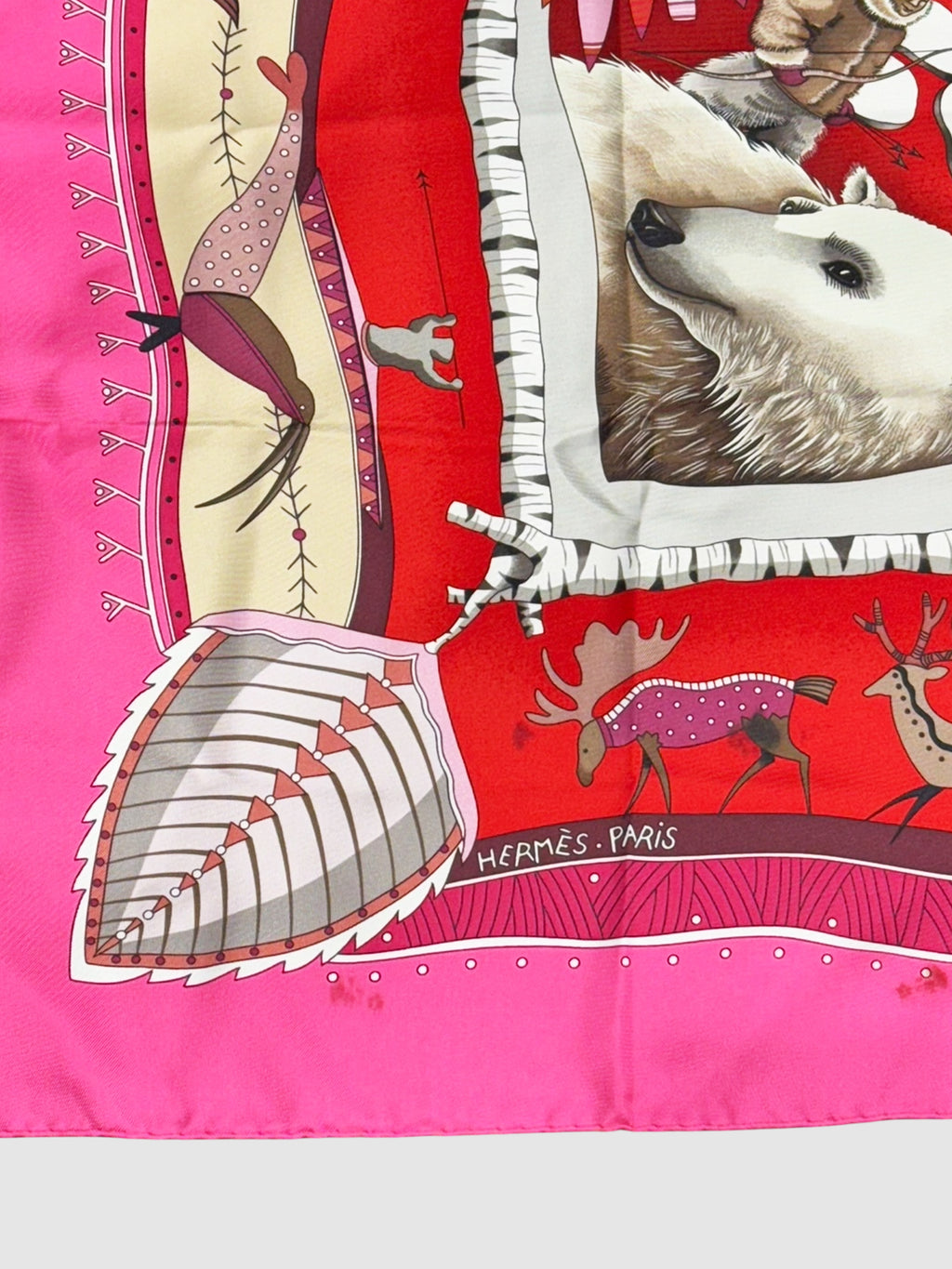 2004 "La Vie du Grand Nord" Silk Scarf