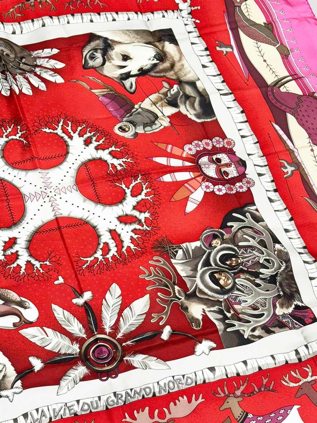 2004 "La Vie du Grand Nord" Silk Scarf