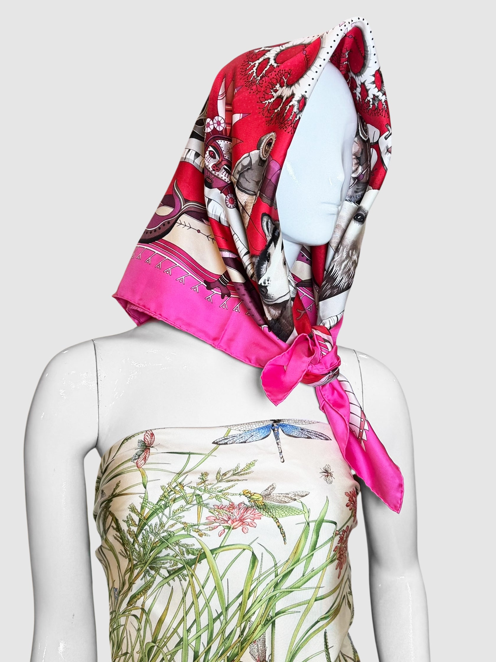 2004 "La Vie du Grand Nord" Silk Scarf