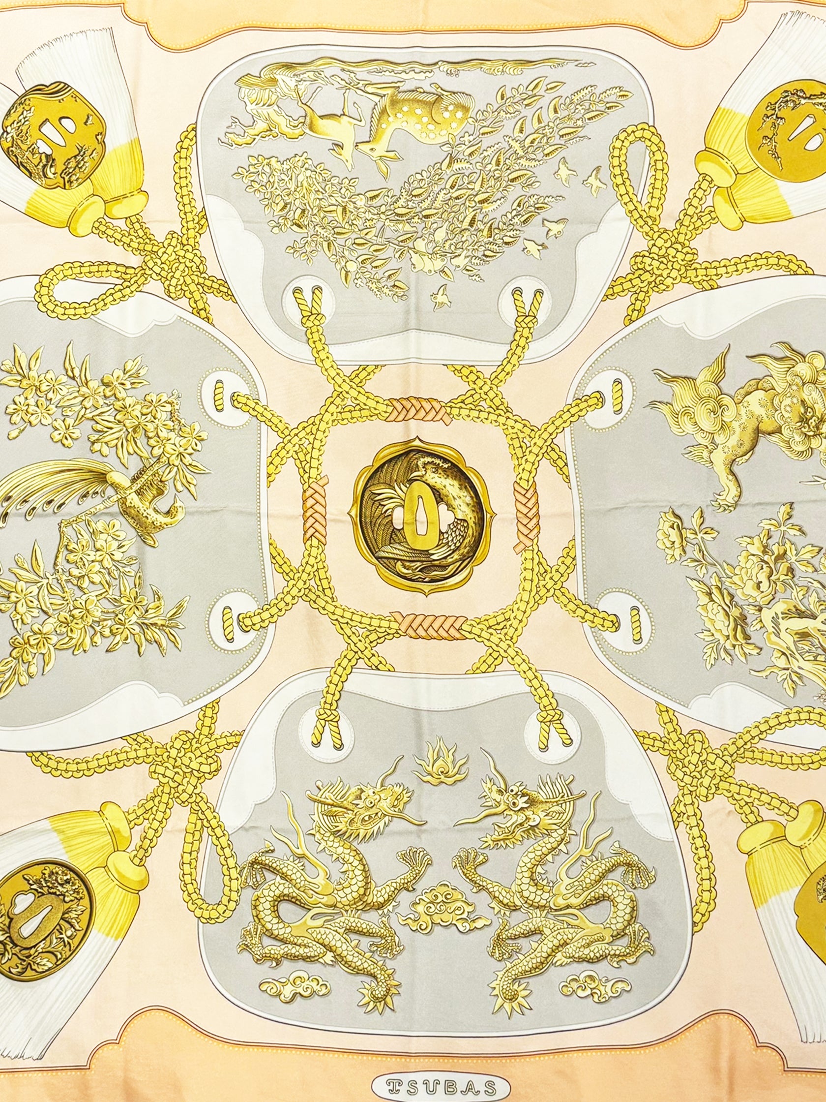 1991 "Tsubas" Silk Scarf