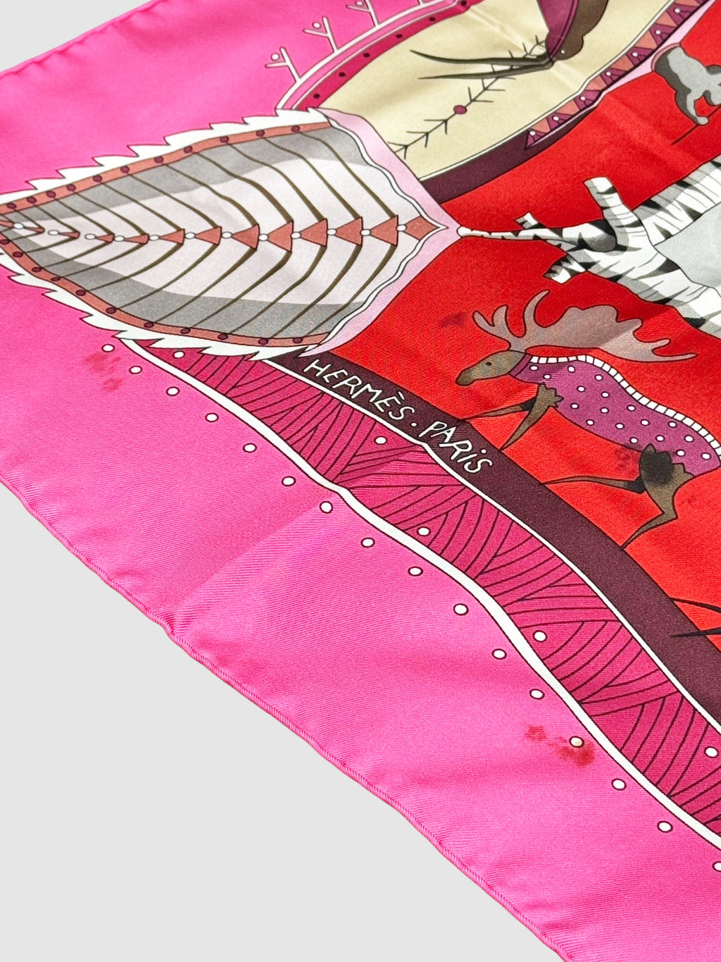 2004 "La Vie du Grand Nord" Silk Scarf