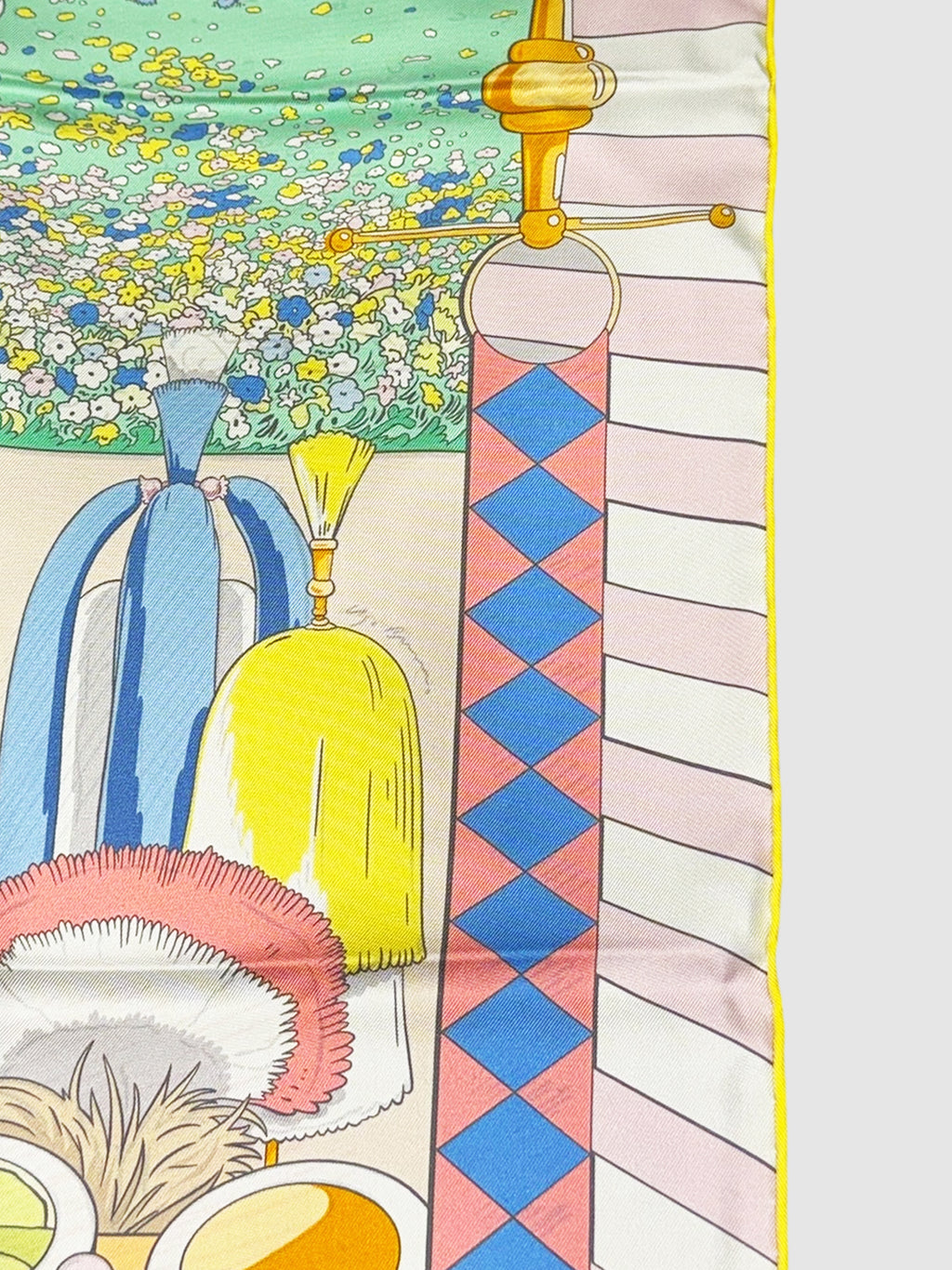 "Pony Pit Stop" Silk Scarf