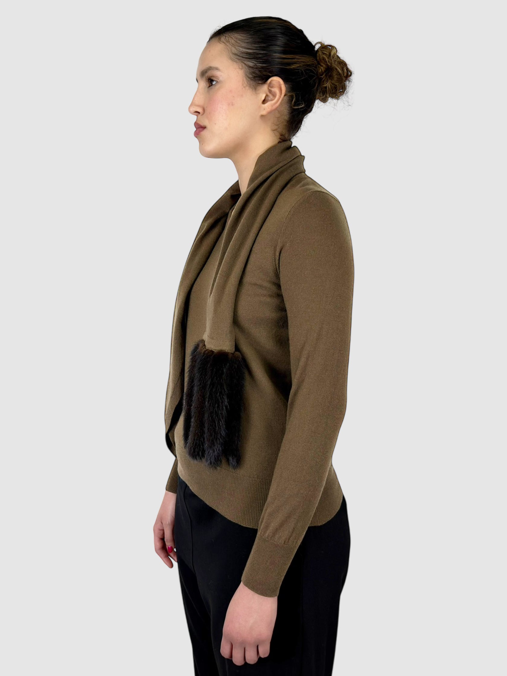 Cashmere Sweater Scarf Set