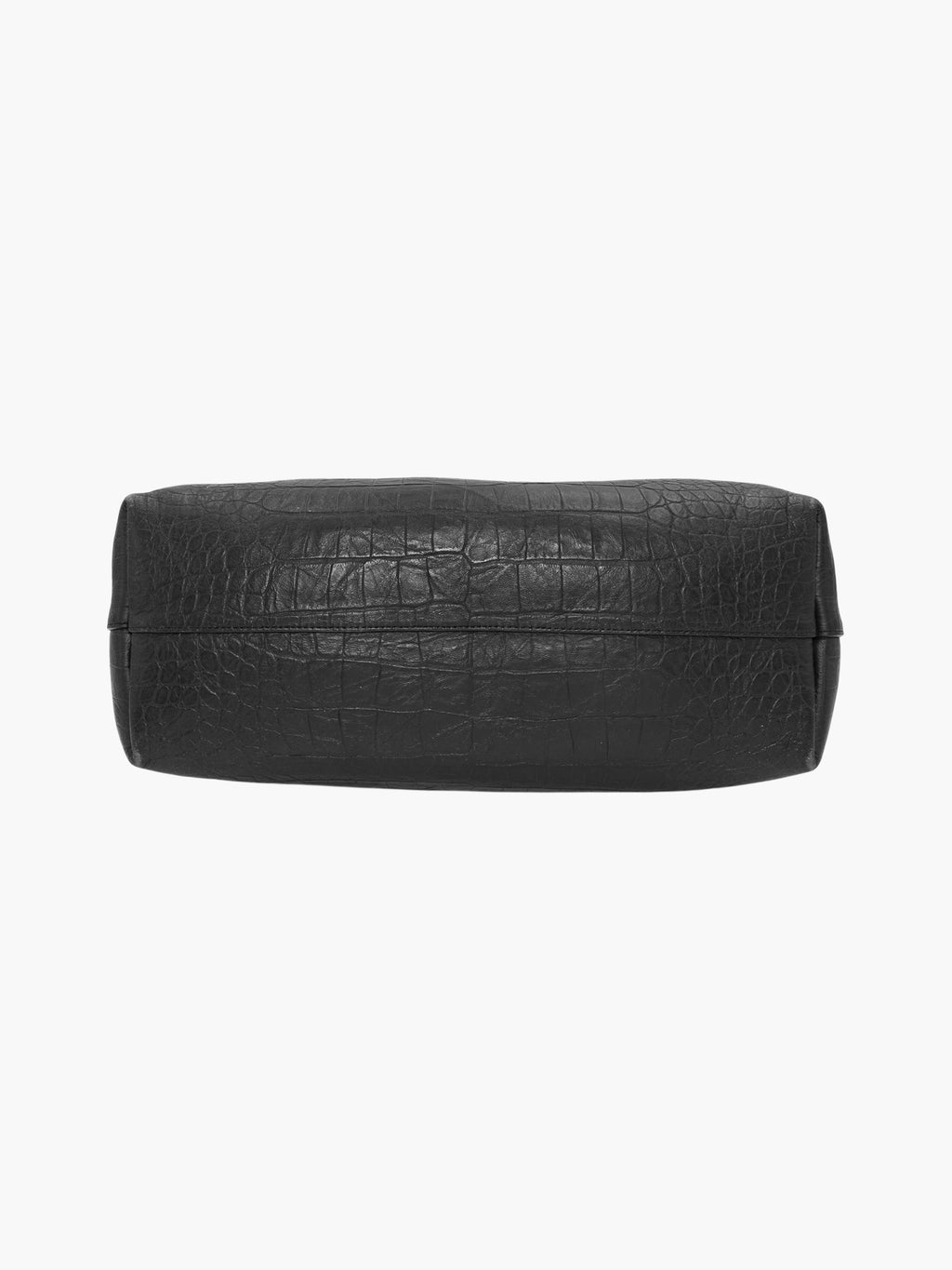 Croc-Embossed Shopping Tote