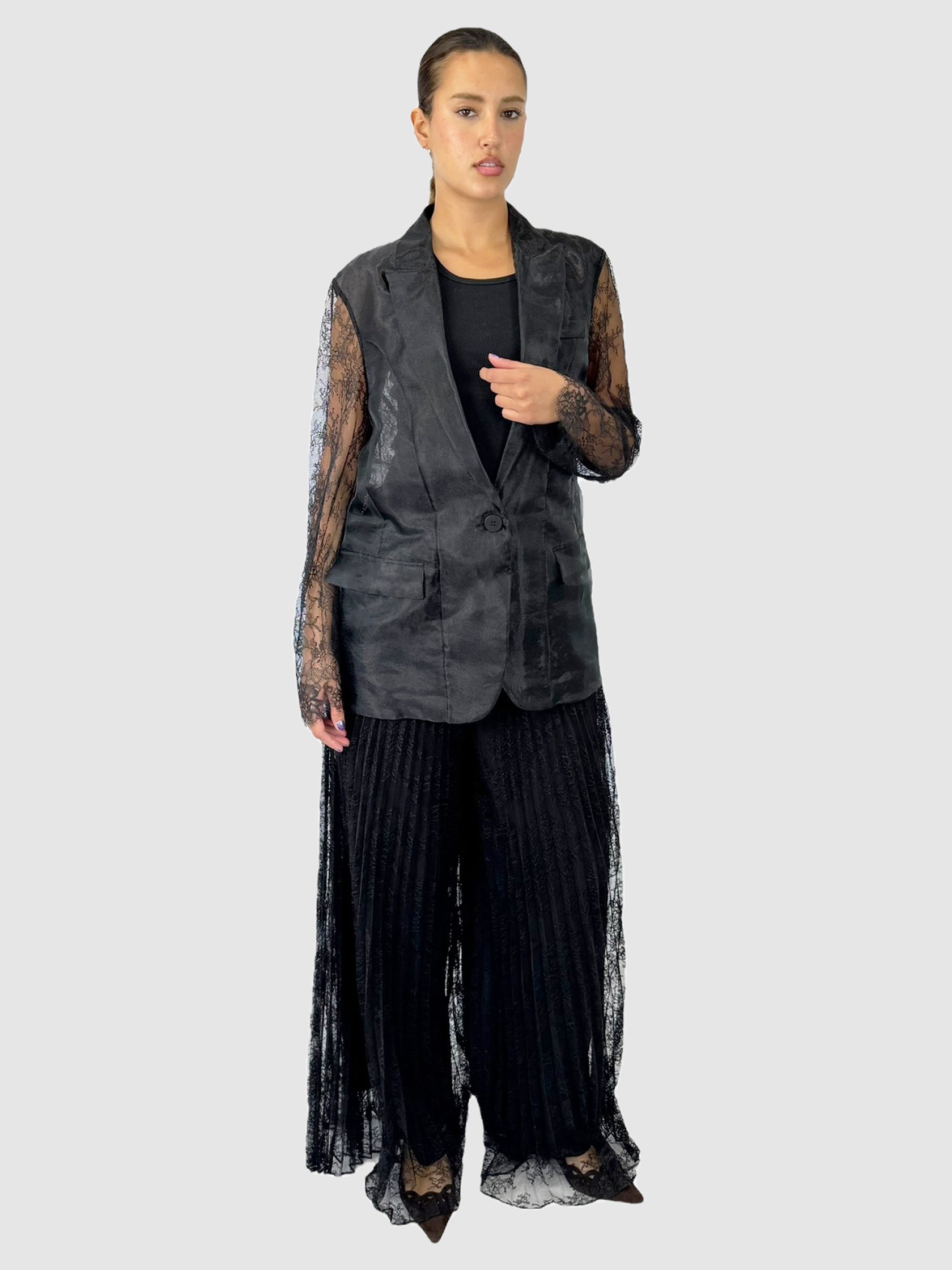 Lace 2-Piece Suit Set