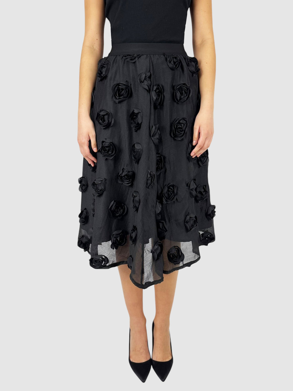 Sheer Floral 2-Piece Set