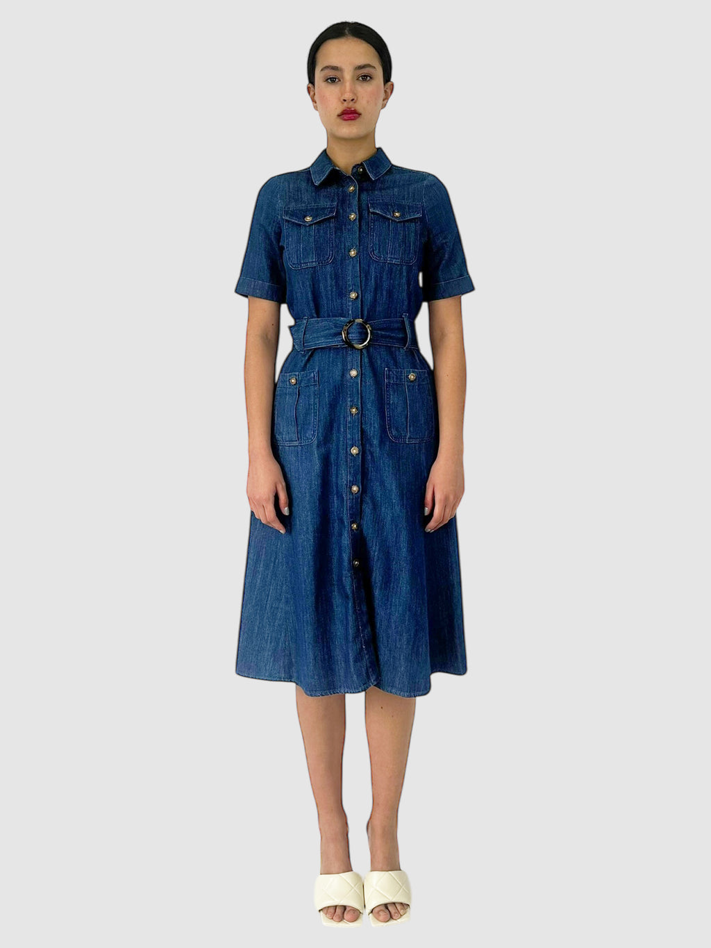Denim Raquel Dress - Size 34