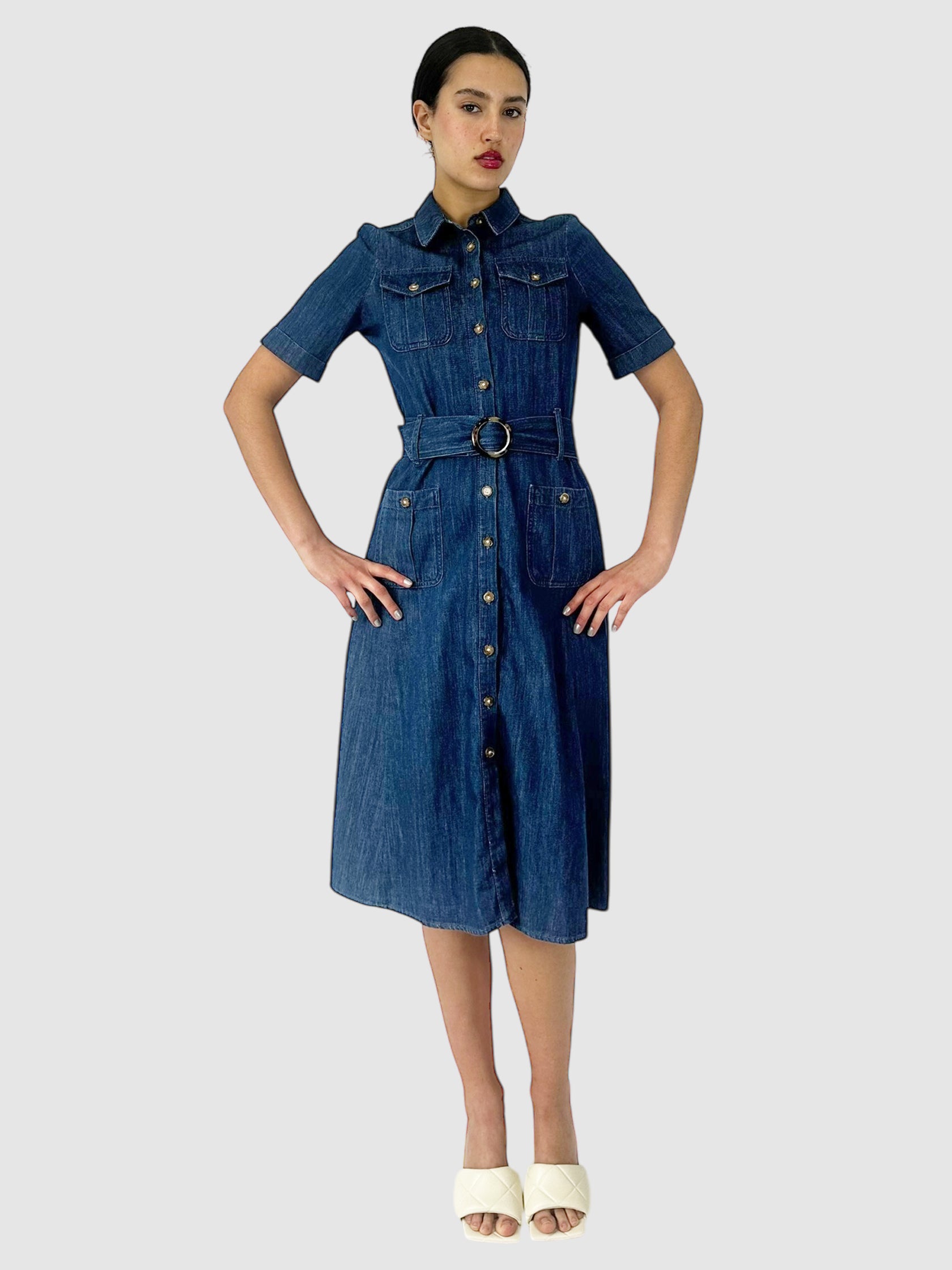 Denim Raquel Dress - Size 34