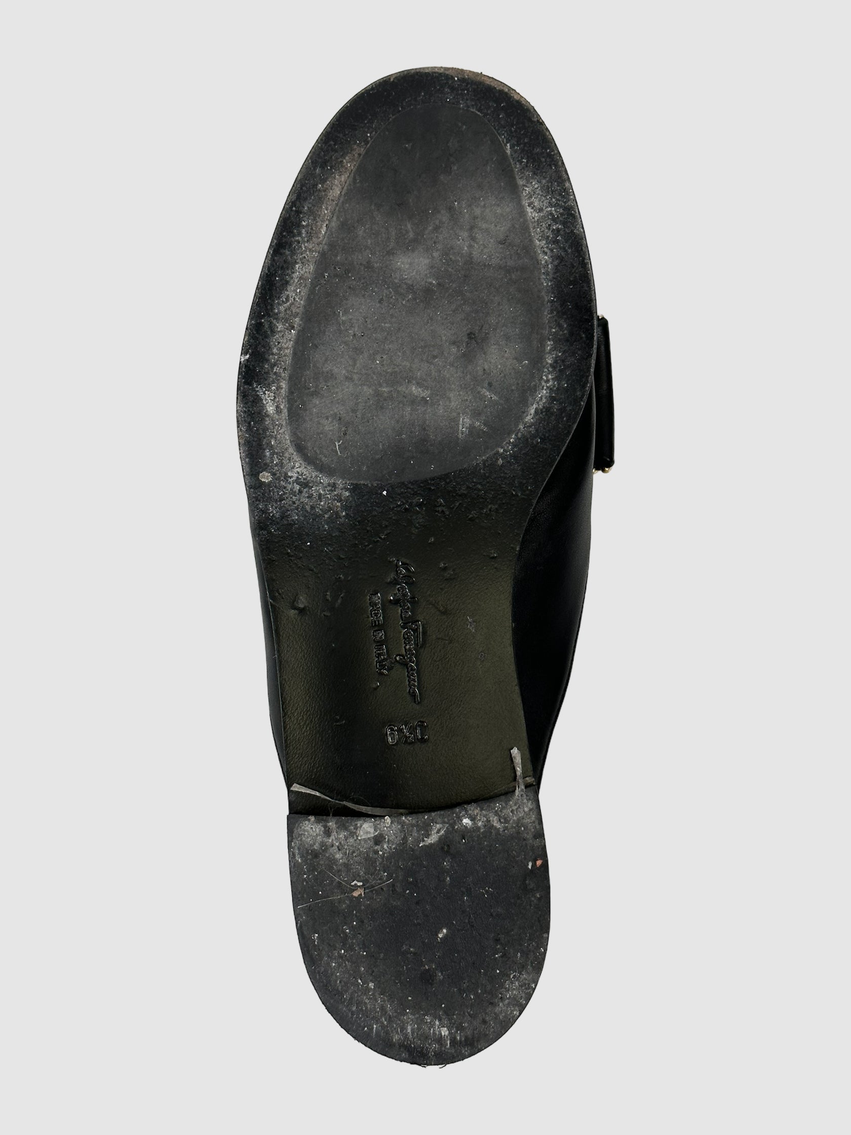 Bow Accent Mules - Size 6.5