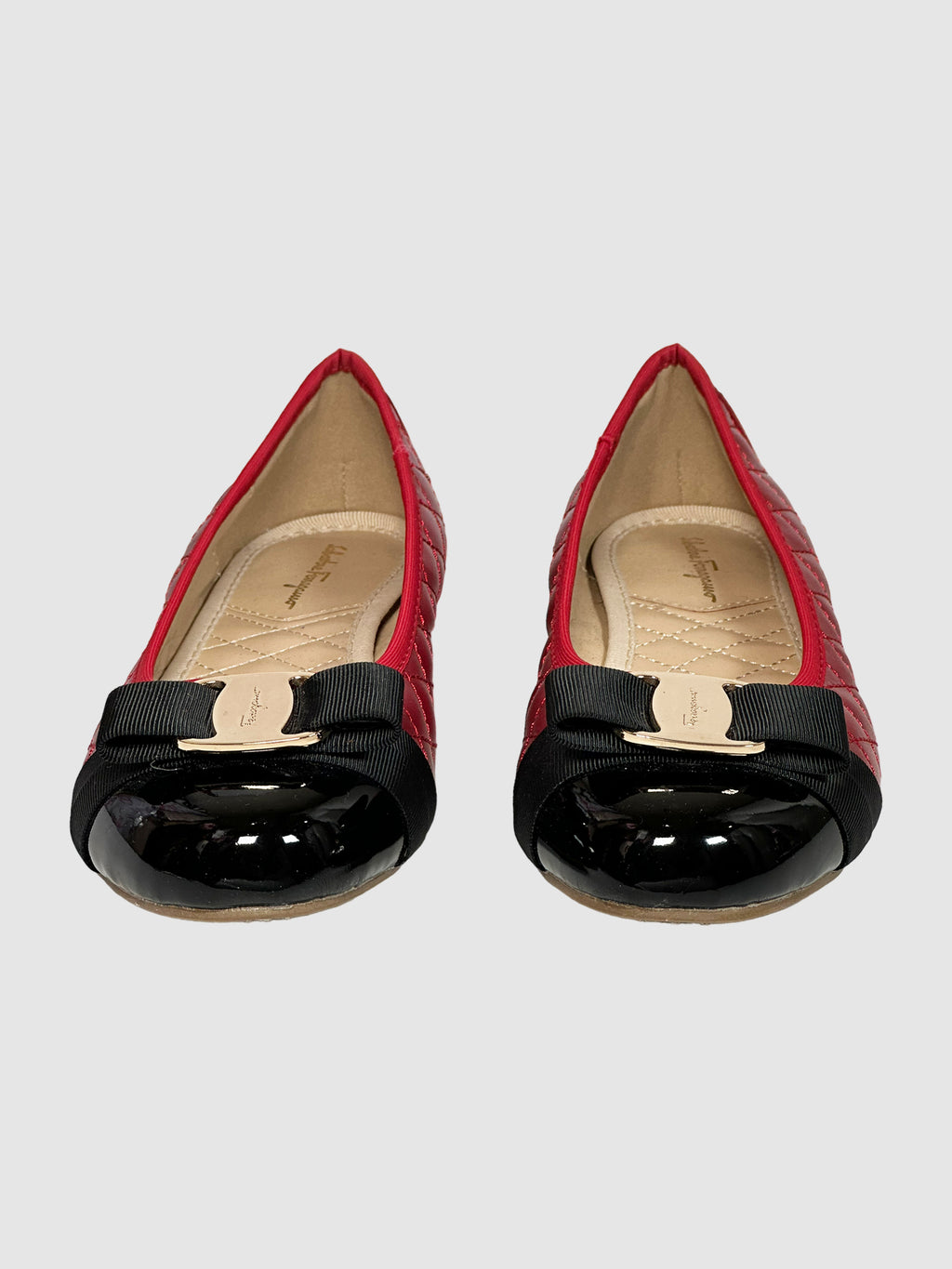 Salvatore Ferragamo Quilted Leather Flats - Size 37