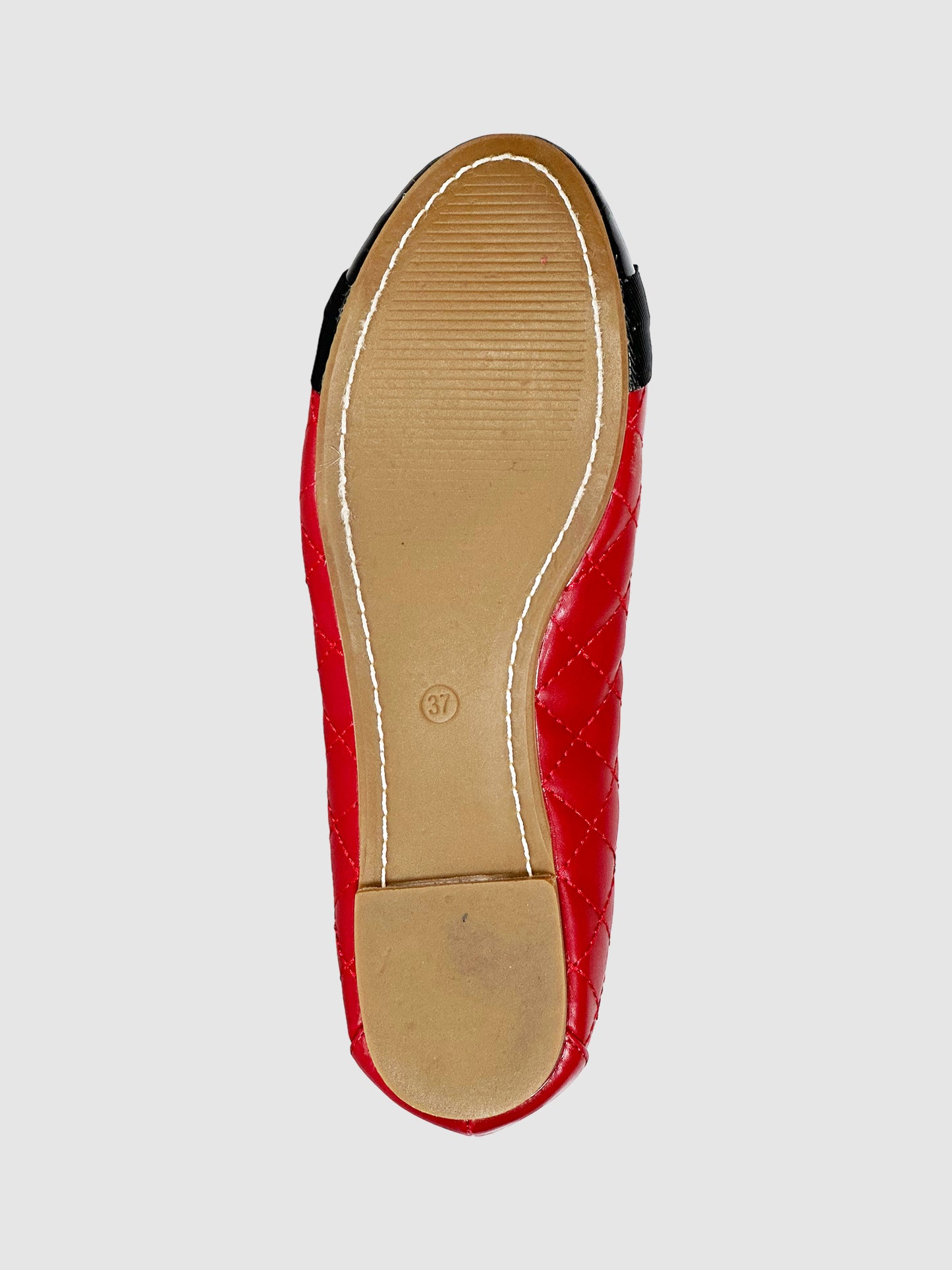 Salvatore Ferragamo Quilted Leather Flats - Size 37