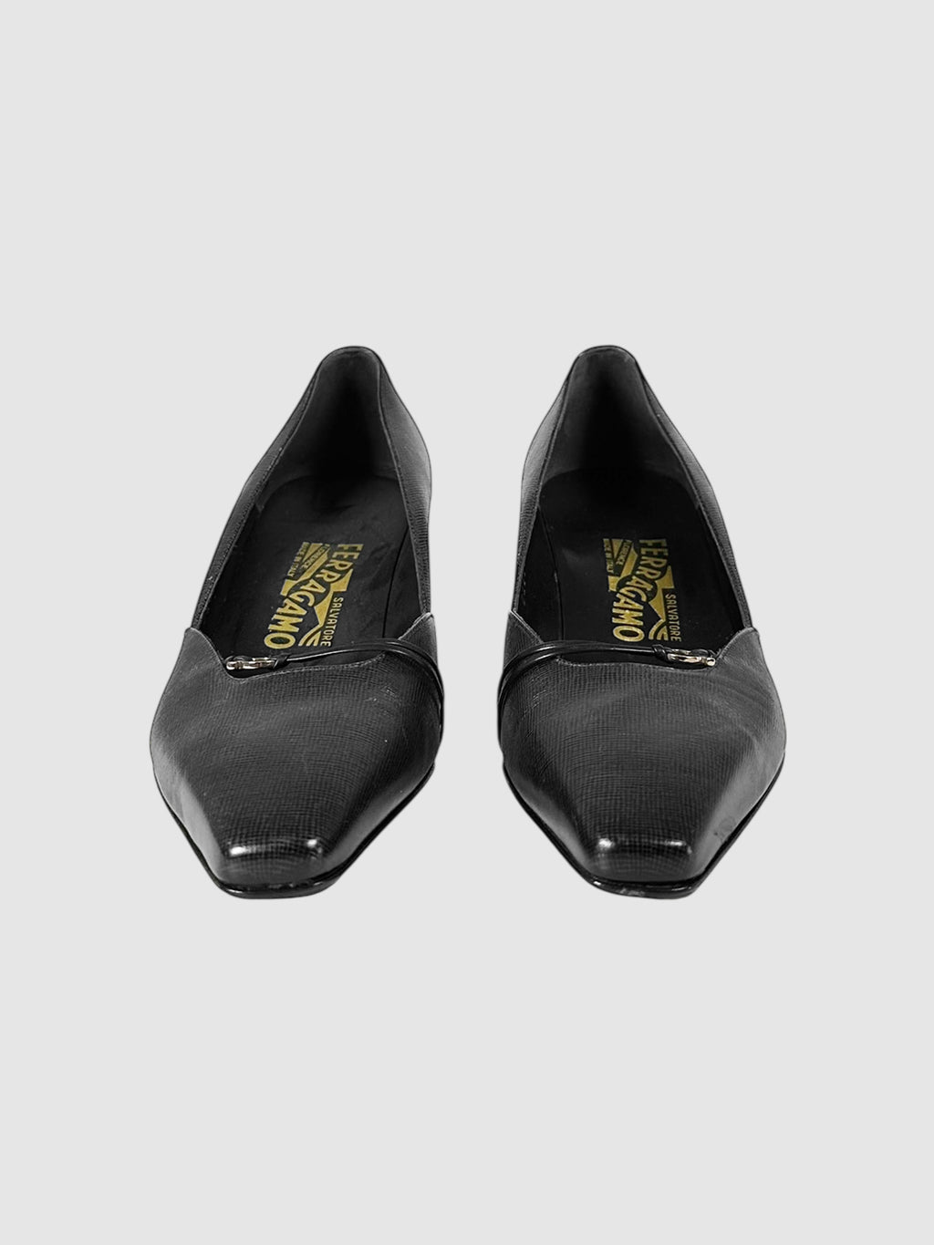 Leather Kitten Heels