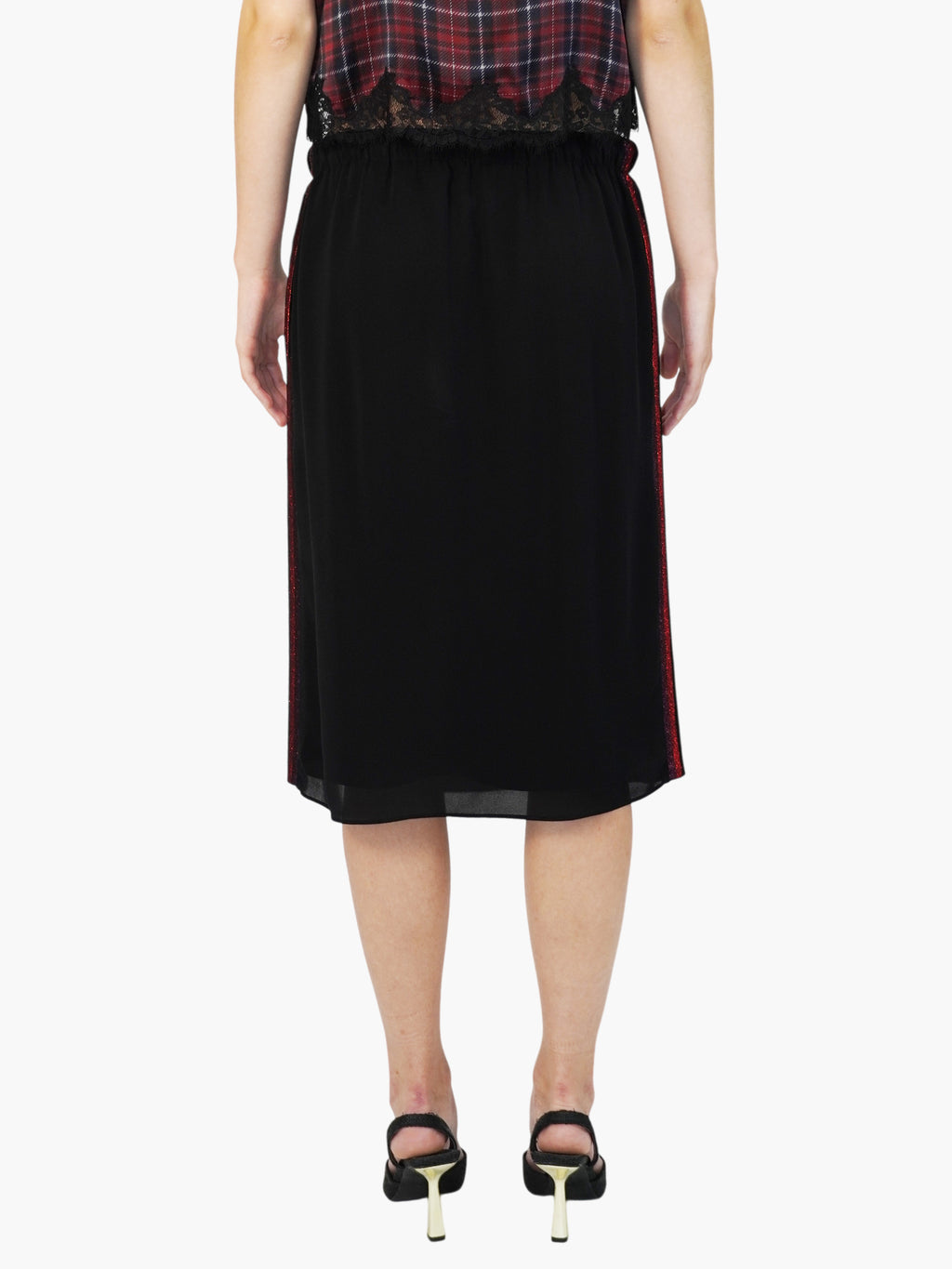 Silk Midi Skirt