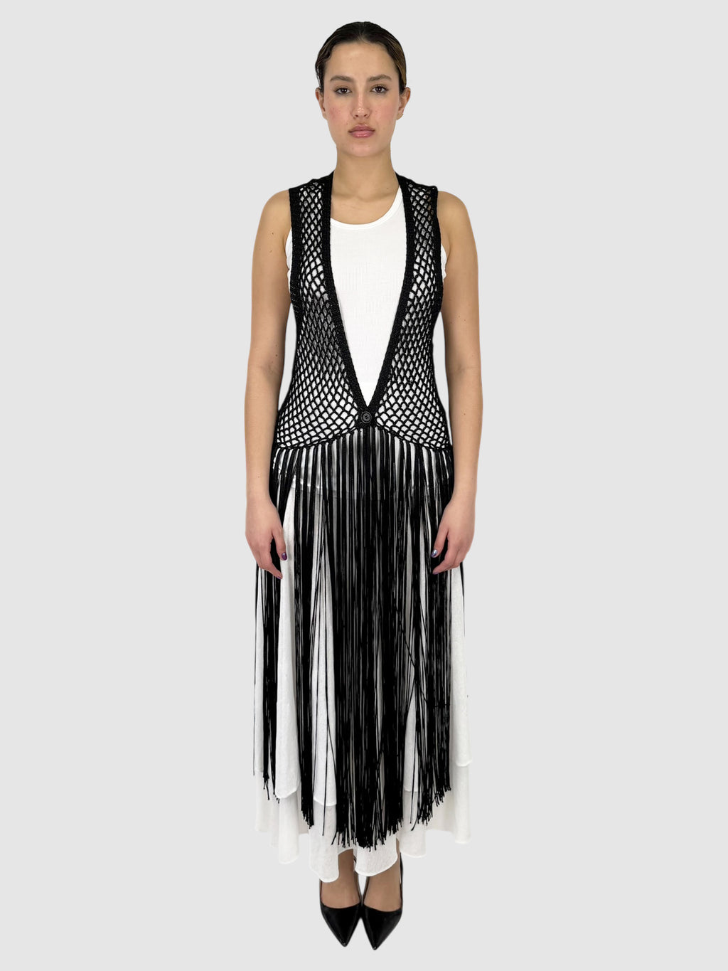 Fringe Crochet Shrug