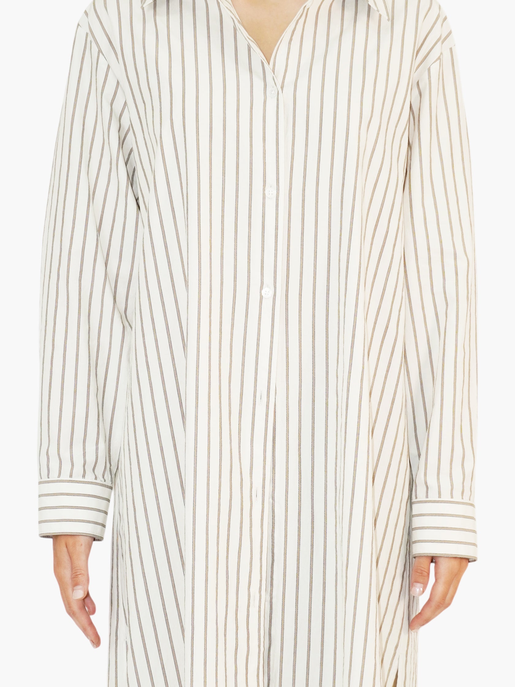 Pinstripe Chihiro Dress