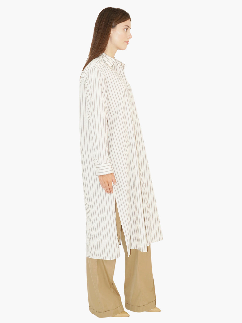 Pinstripe Chihiro Dress