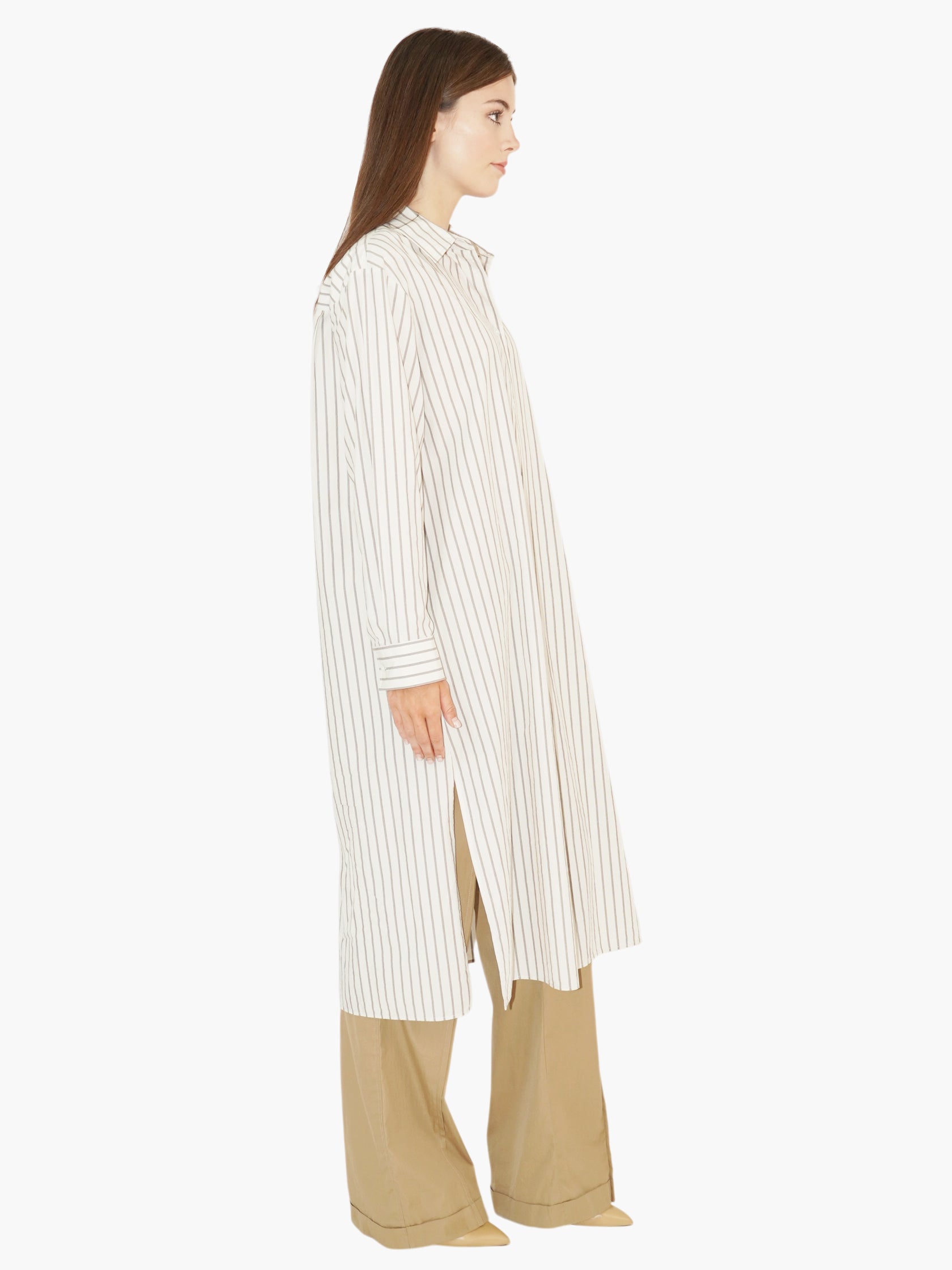 Pinstripe Chihiro Dress