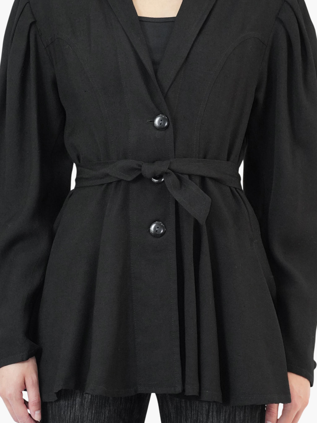 Pleated-Shoulder Jacket
