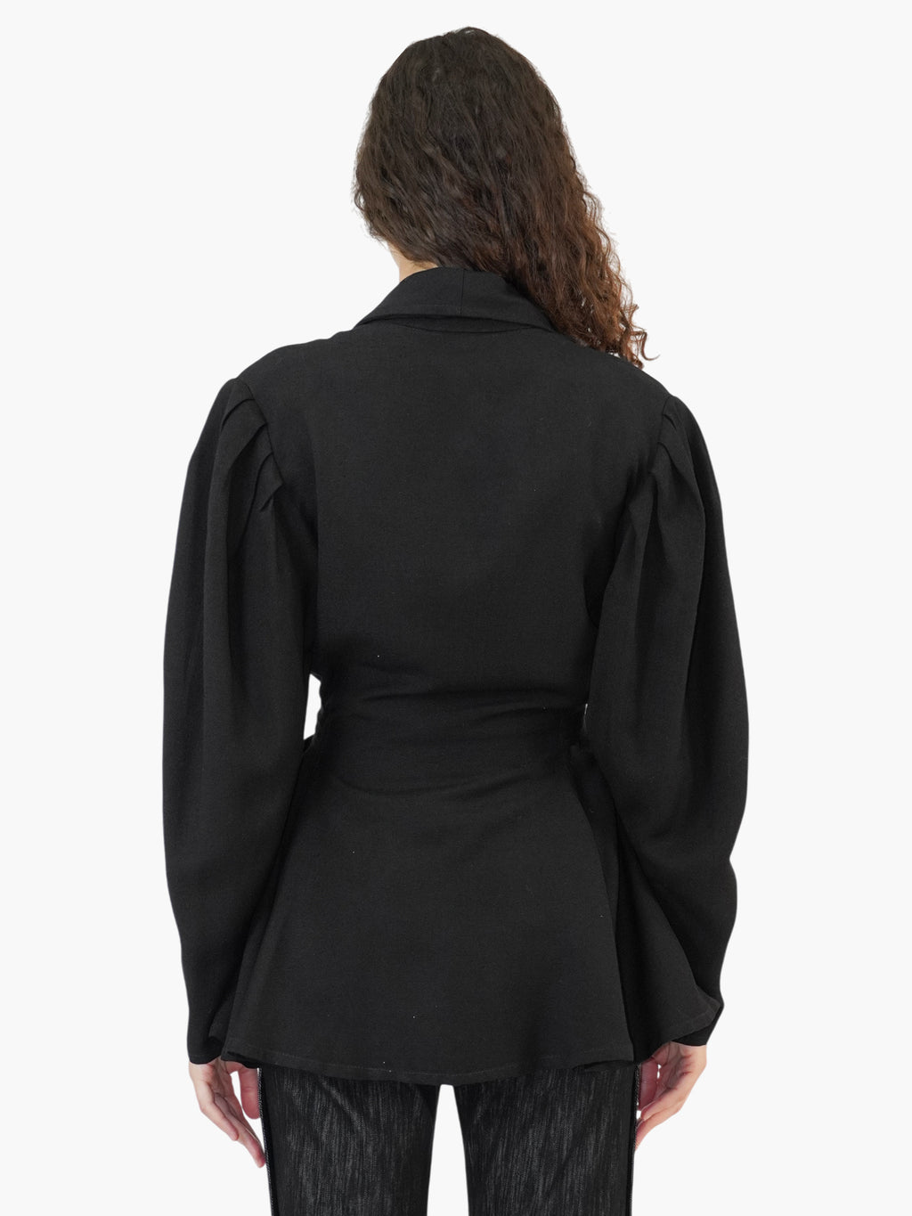 Pleated-Shoulder Jacket