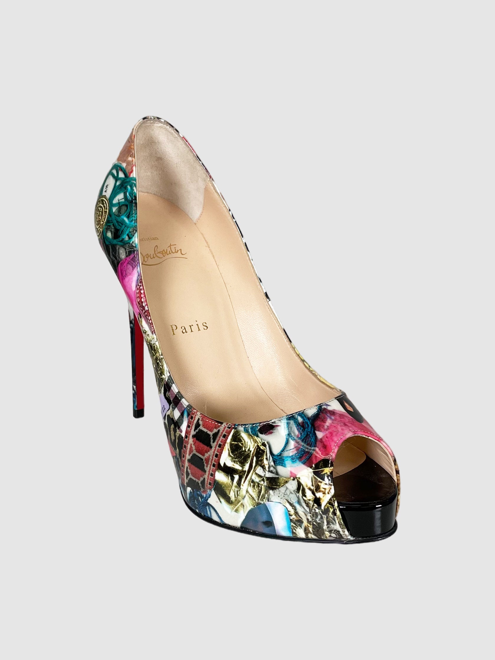 Lady Peep Printed Pumps - Size 37.5