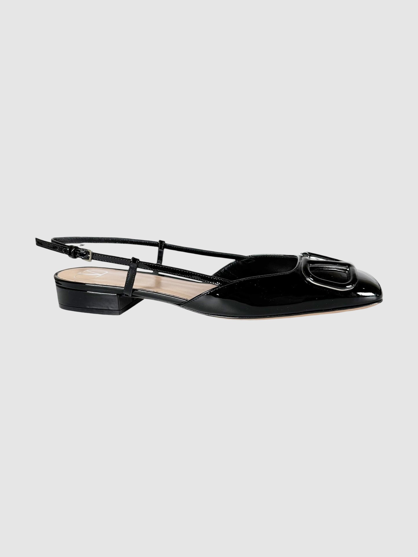 VLogo Slingback Flats