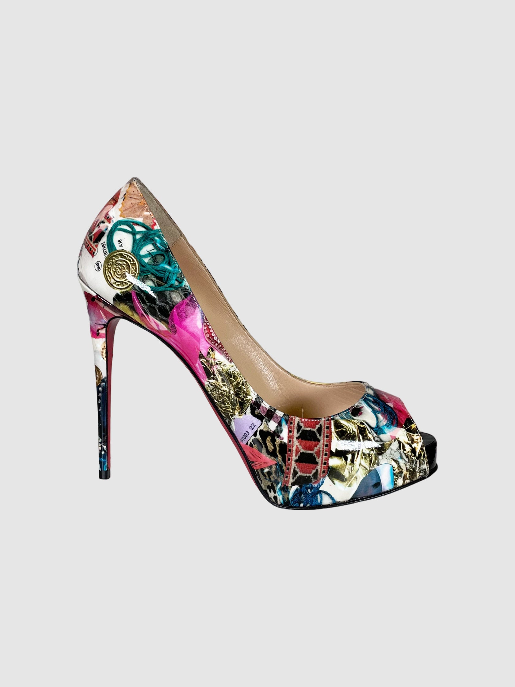 Lady Peep Printed Pumps - Size 37.5